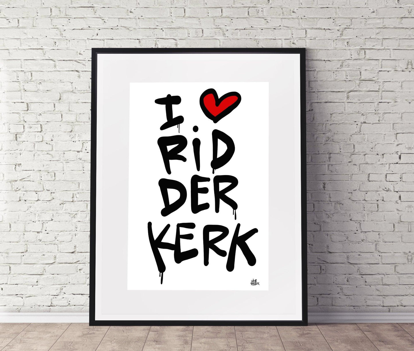 Poster Ridderkerk - Hans Breuker