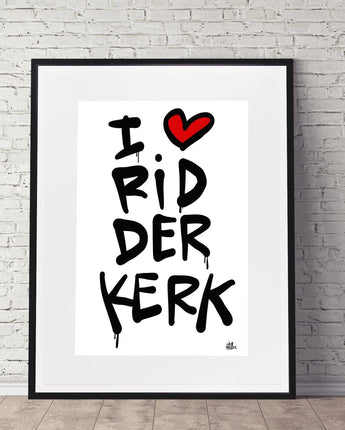 Poster Ridderkerk - Hans Breuker