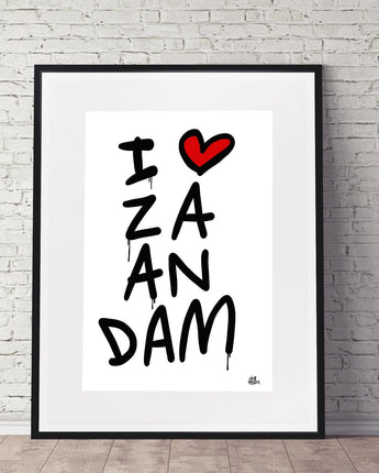 Poster Zaandam - Hans Breuker