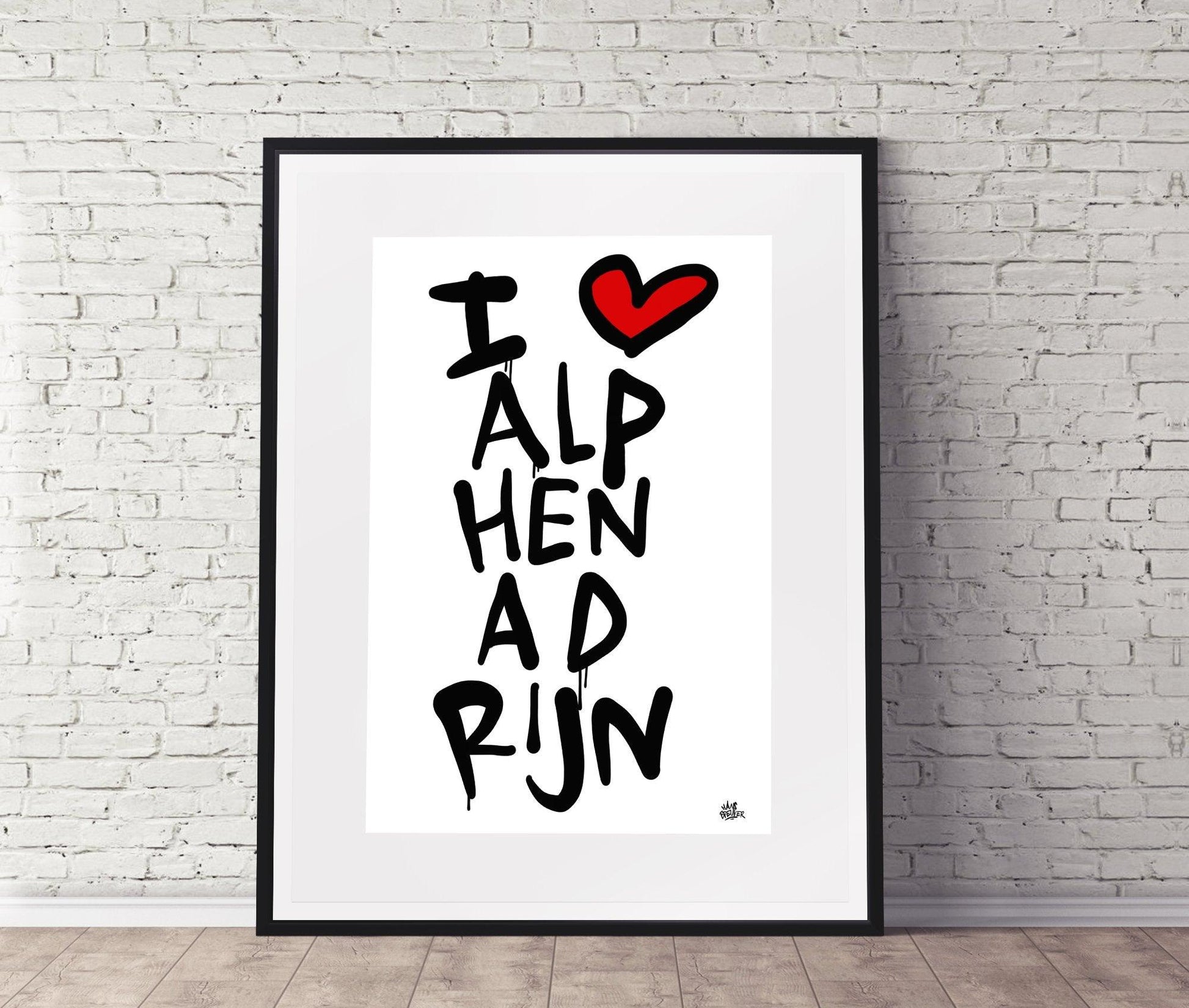 Poster Alphen aan den Rijn - Hans Breuker