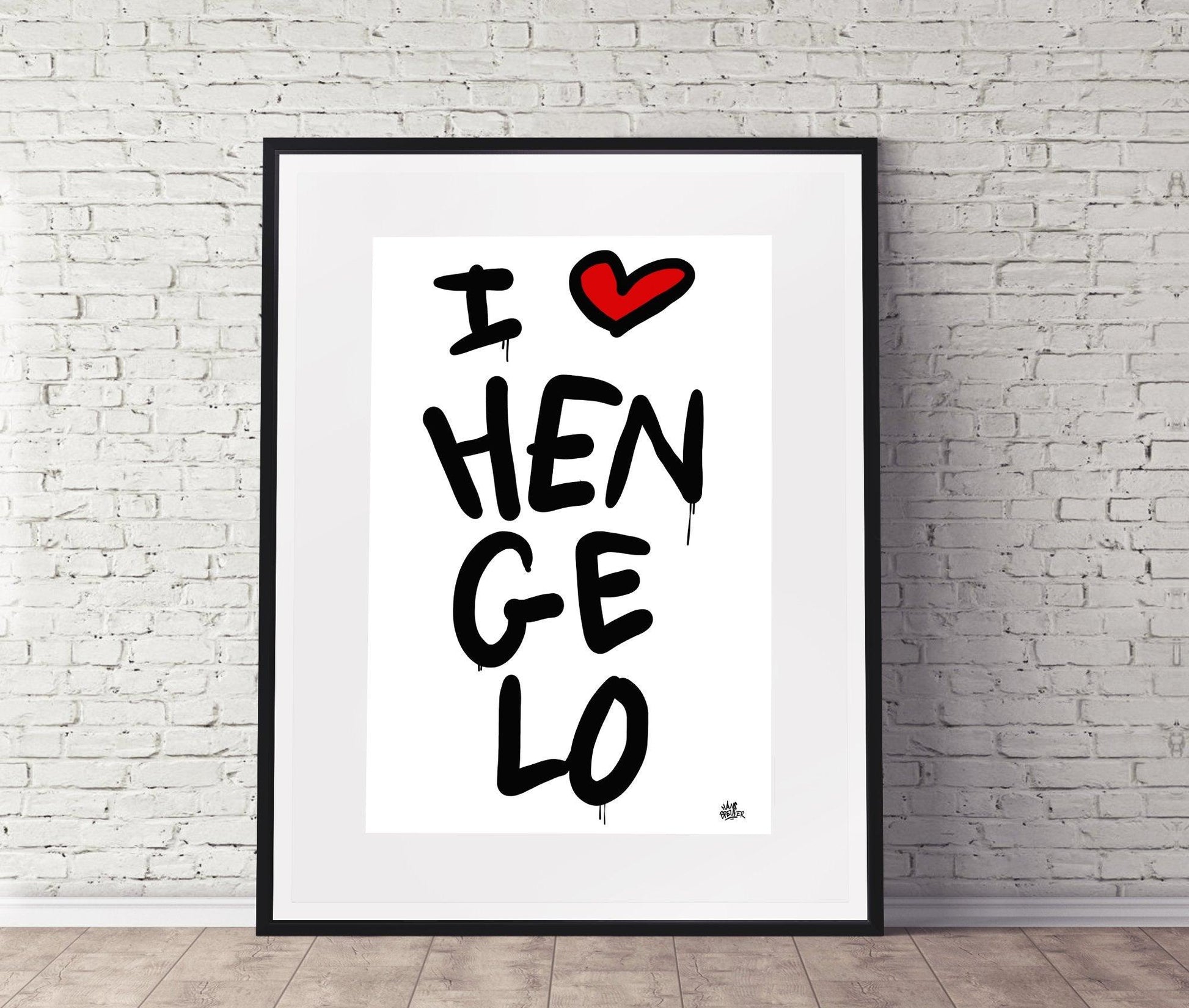 Poster Hengelo - Hans Breuker