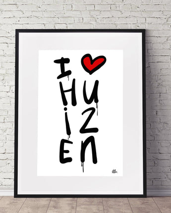 Poster Huizen - Hans Breuker