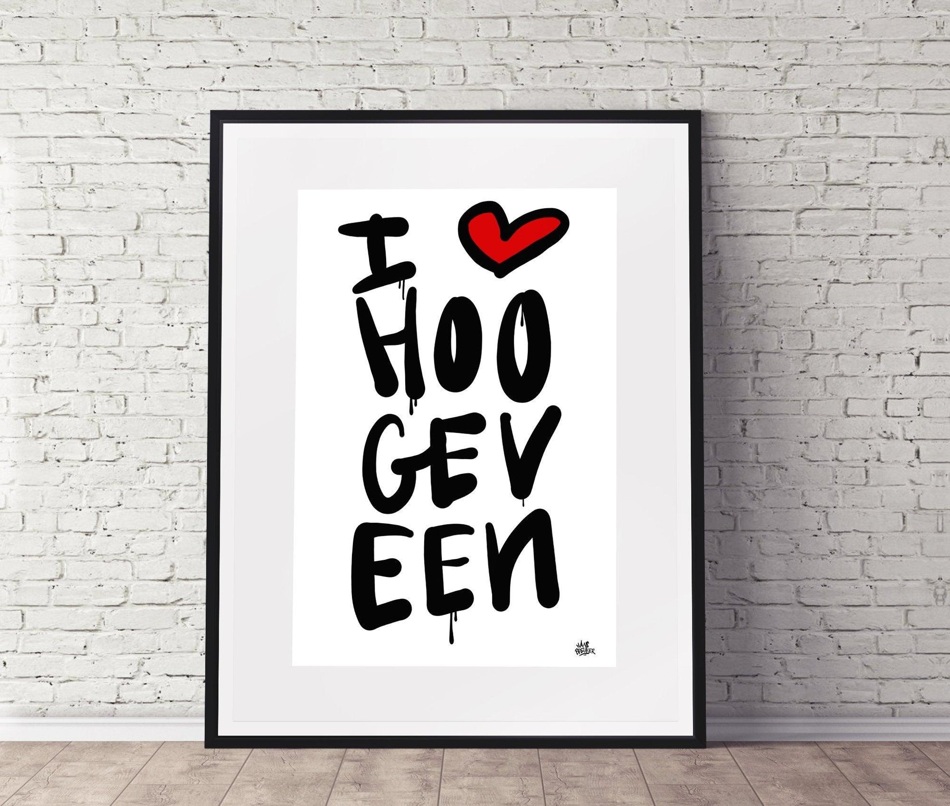 Poster Hoogeveen - Hans Breuker