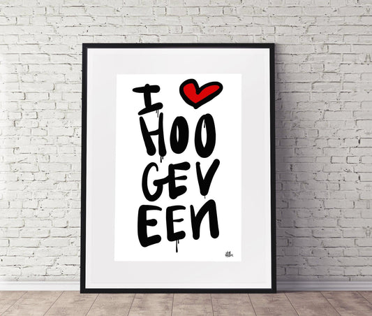 Poster Hoogeveen - Hans Breuker