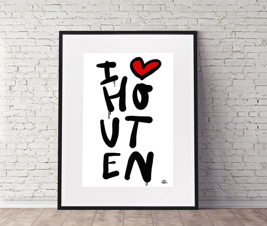 Poster Houten - Hans Breuker