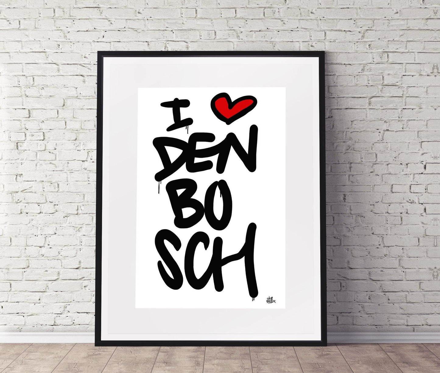 Poster Den Bosch - Hans Breuker