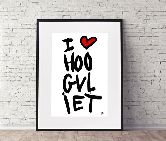 Poster Hoogvliet - Hans Breuker