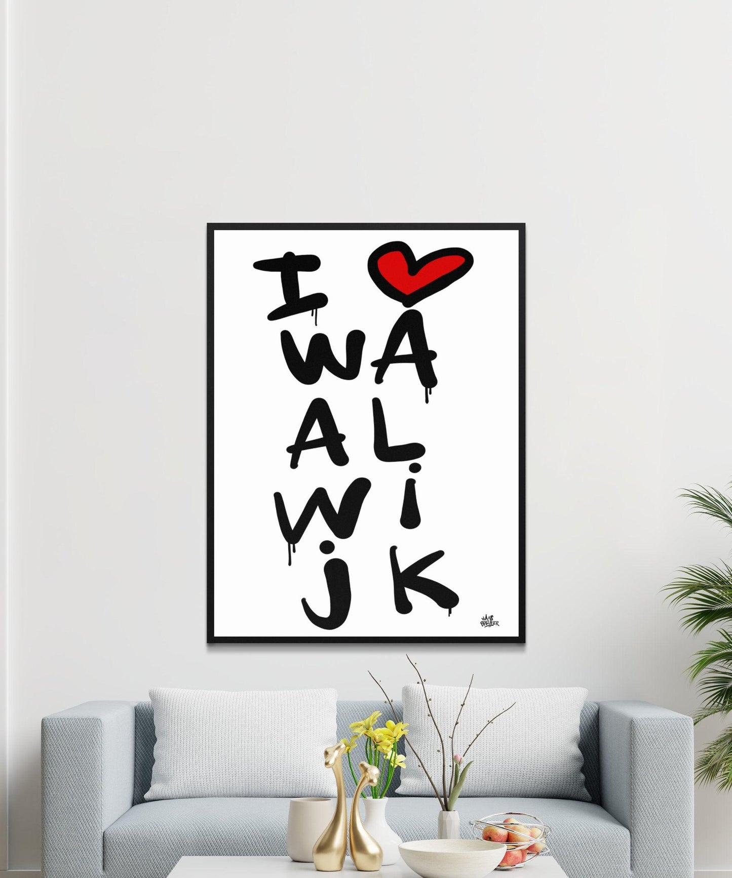 Poster Waalwijk - Hans Breuker