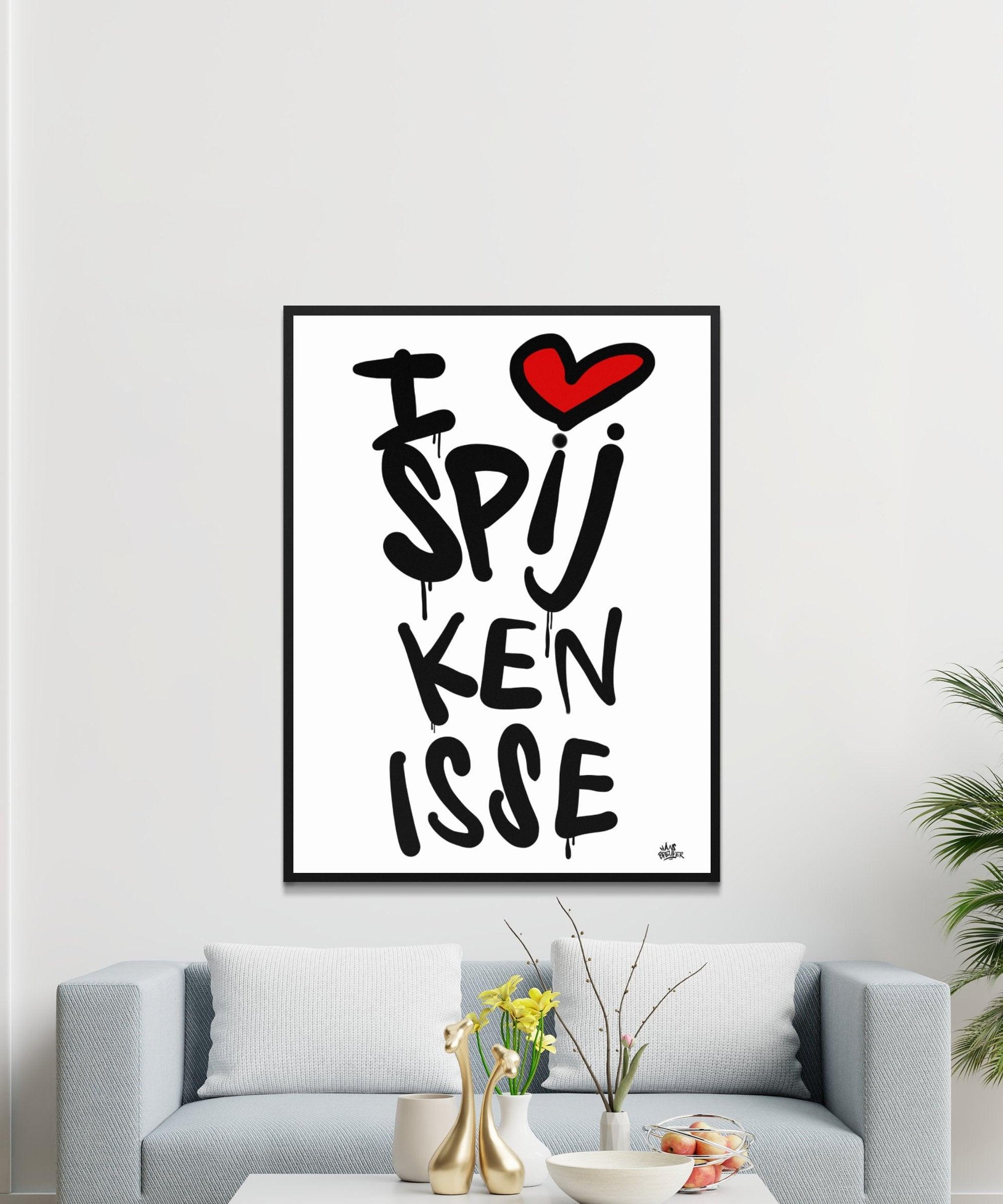 Poster Spijkenisse - Hans Breuker