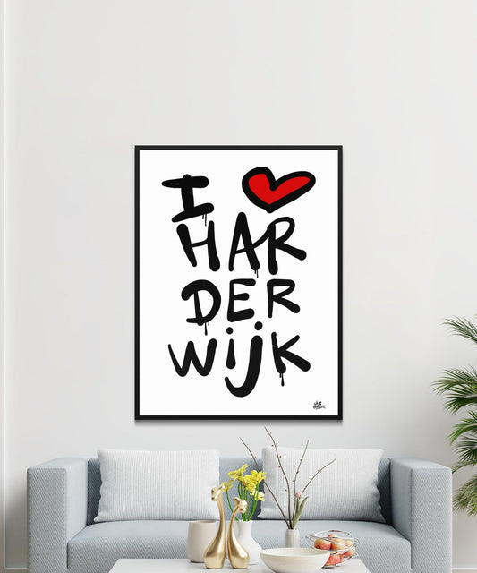Poster Harderwijk - Hans Breuker