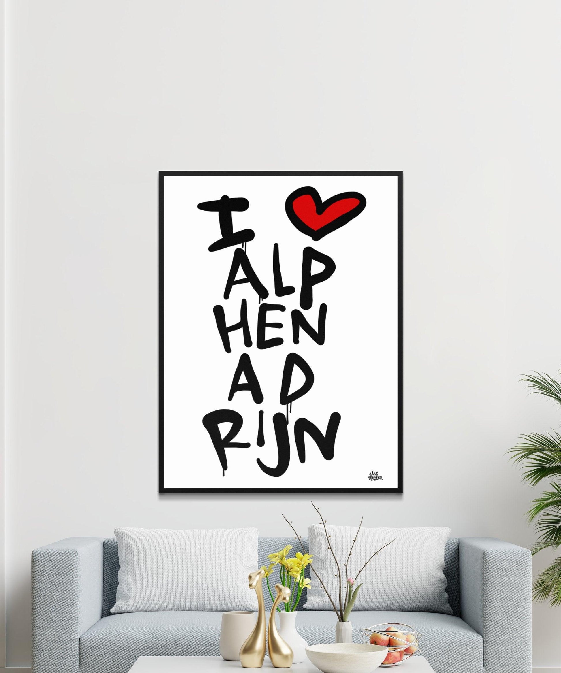 Poster Alphen aan den Rijn - Hans Breuker