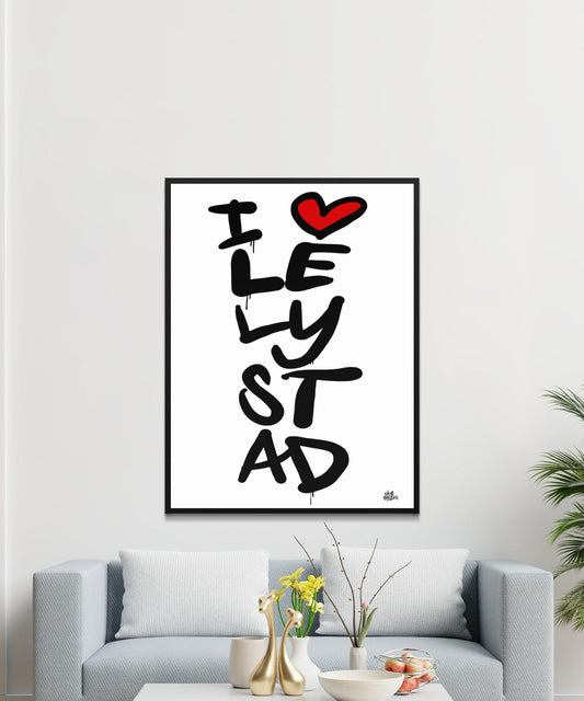 Poster Lelystad - Hans Breuker