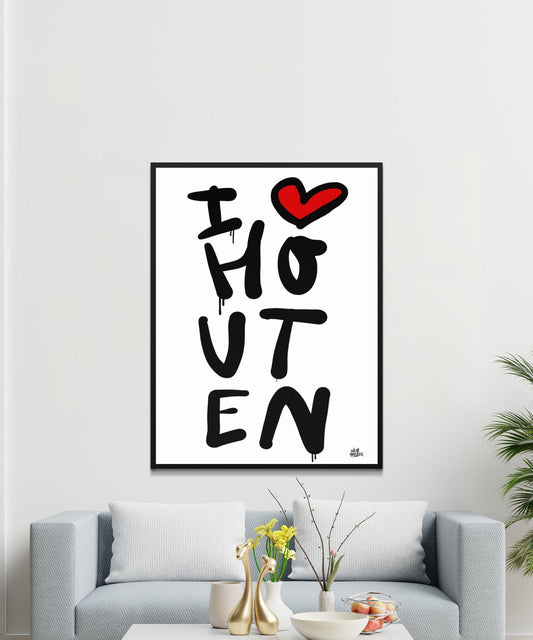 Poster Houten - Hans Breuker