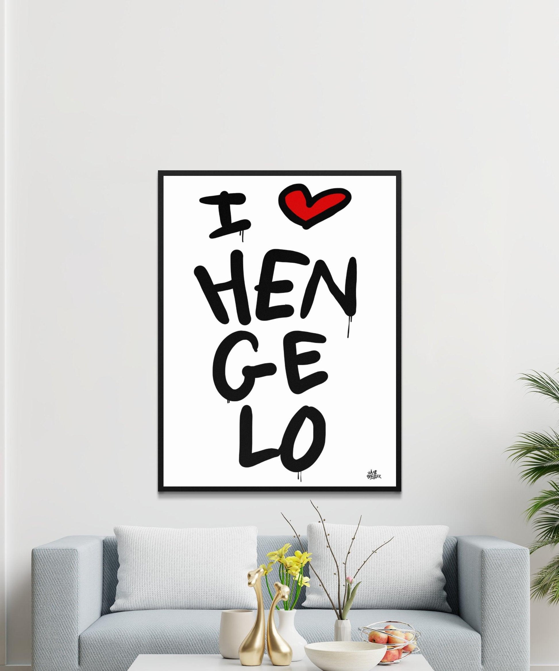 Poster Hengelo - Hans Breuker