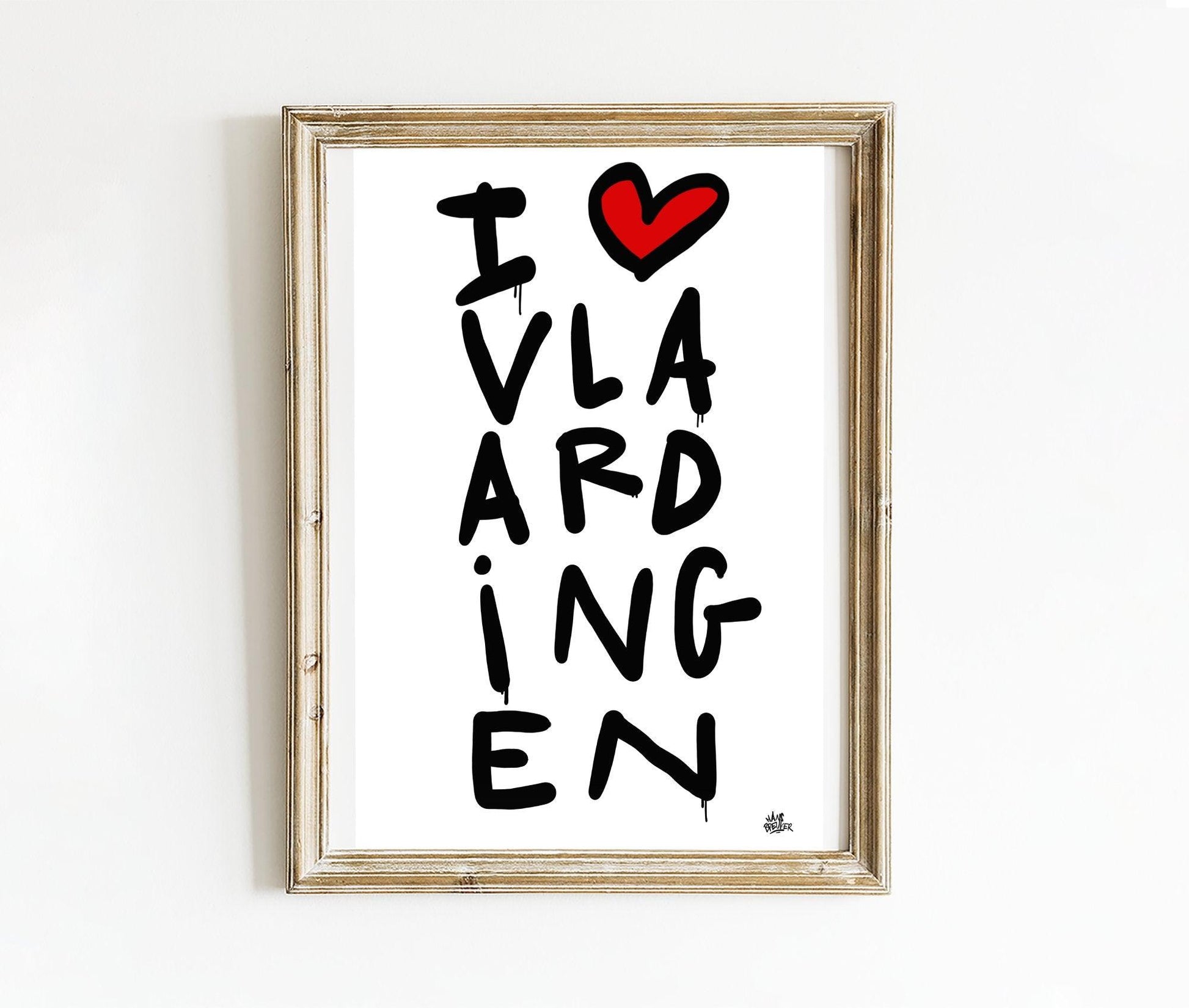 Poster Vlaardingen - Hans Breuker