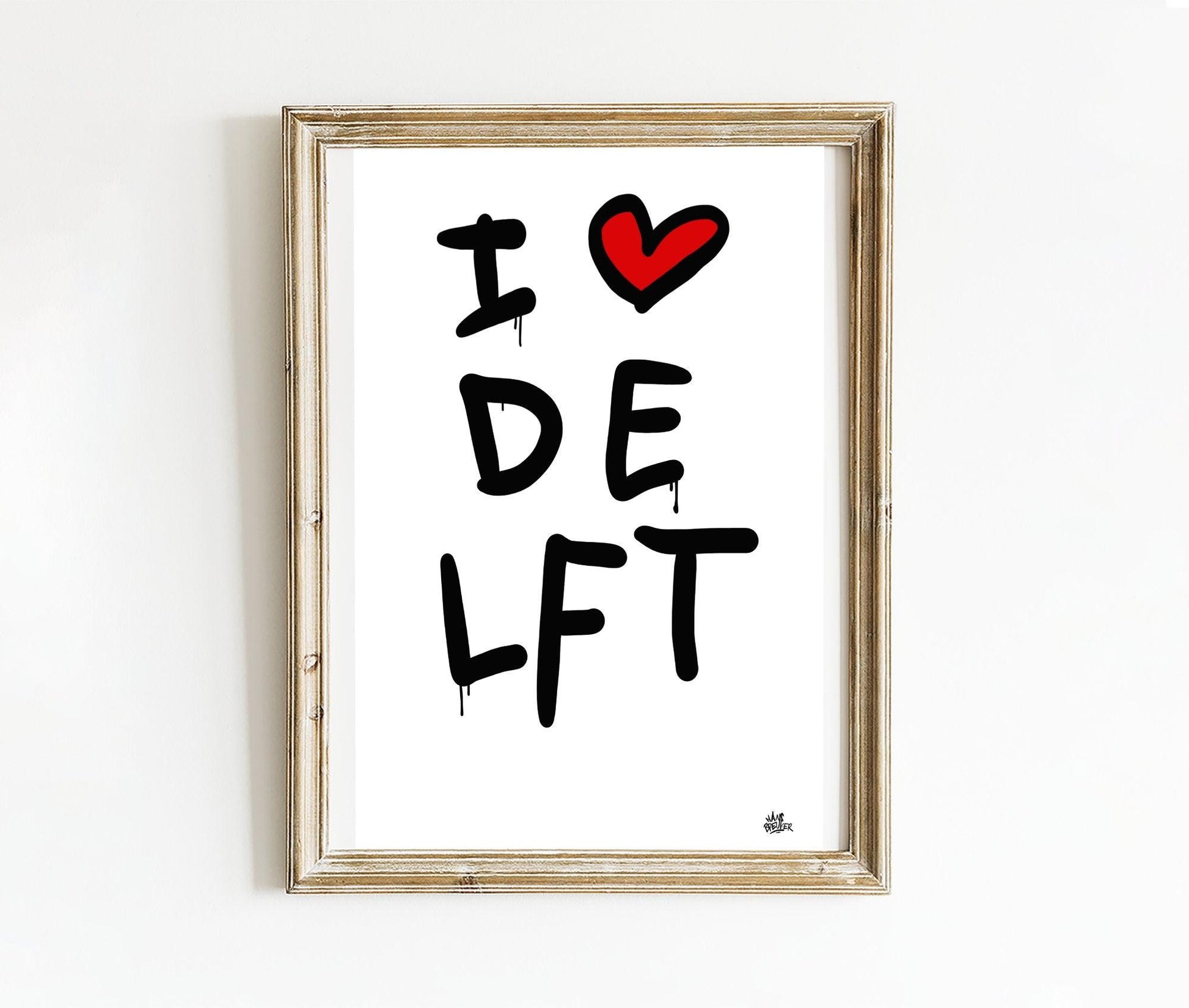 Poster Delft - Hans Breuker