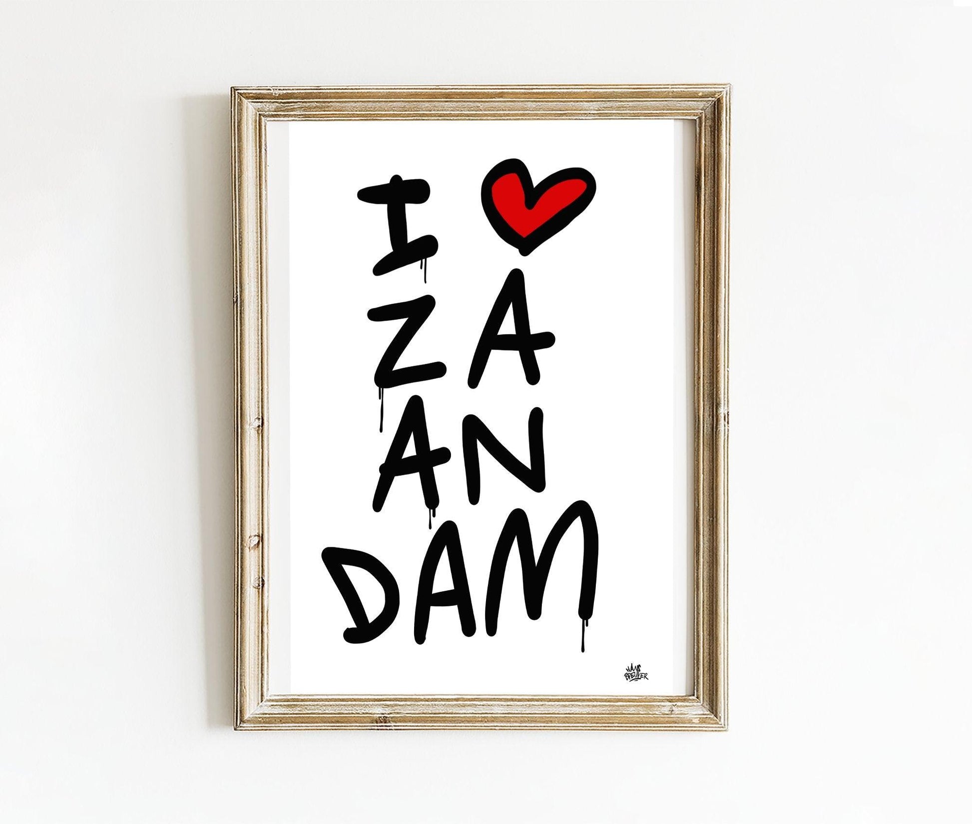 Poster Zaandam - Hans Breuker