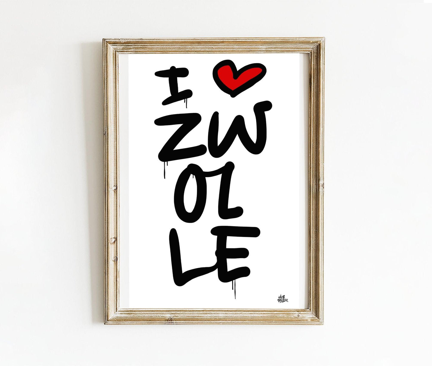 Poster Zwolle - Hans Breuker