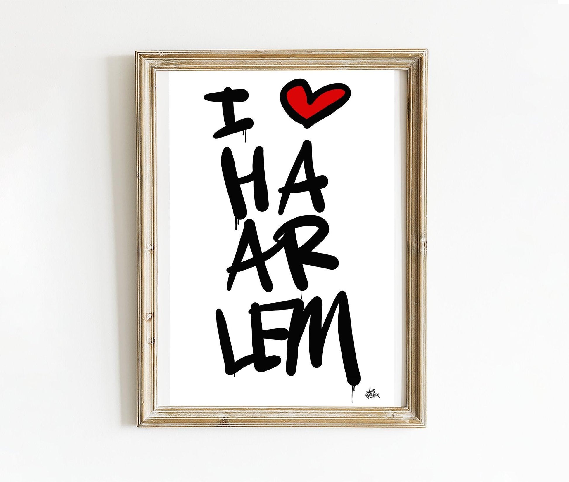 Poster Haarlem - Hans Breuker