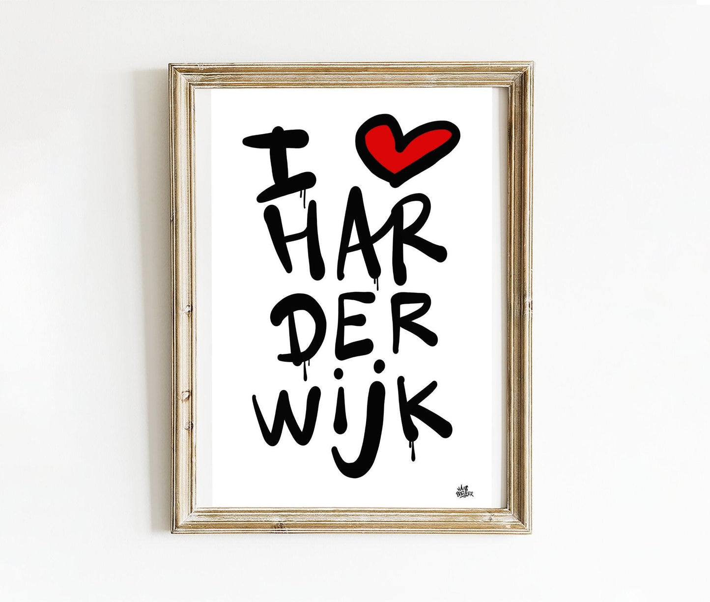 Poster Harderwijk - Hans Breuker
