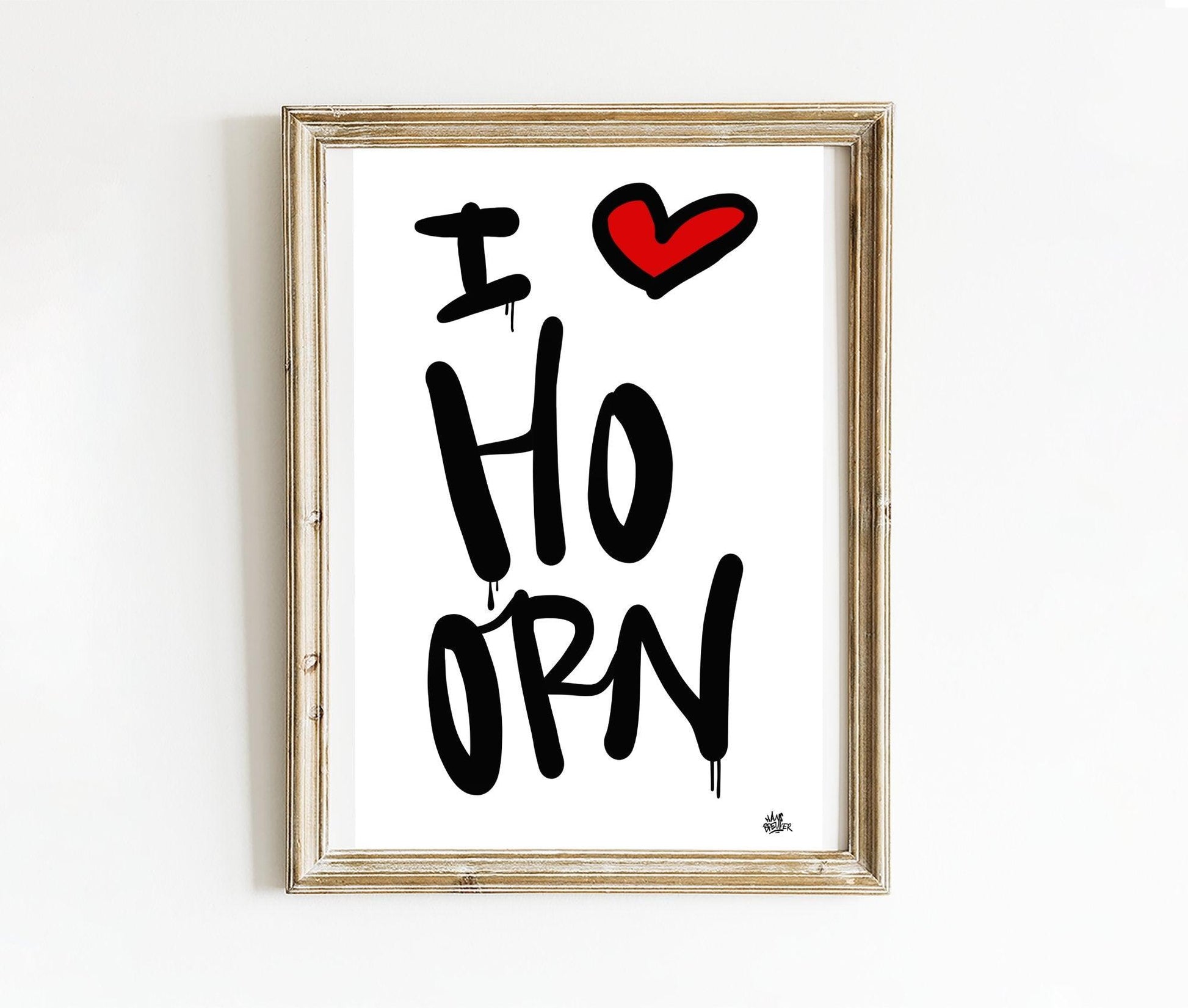 Poster Hoorn - Hans Breuker