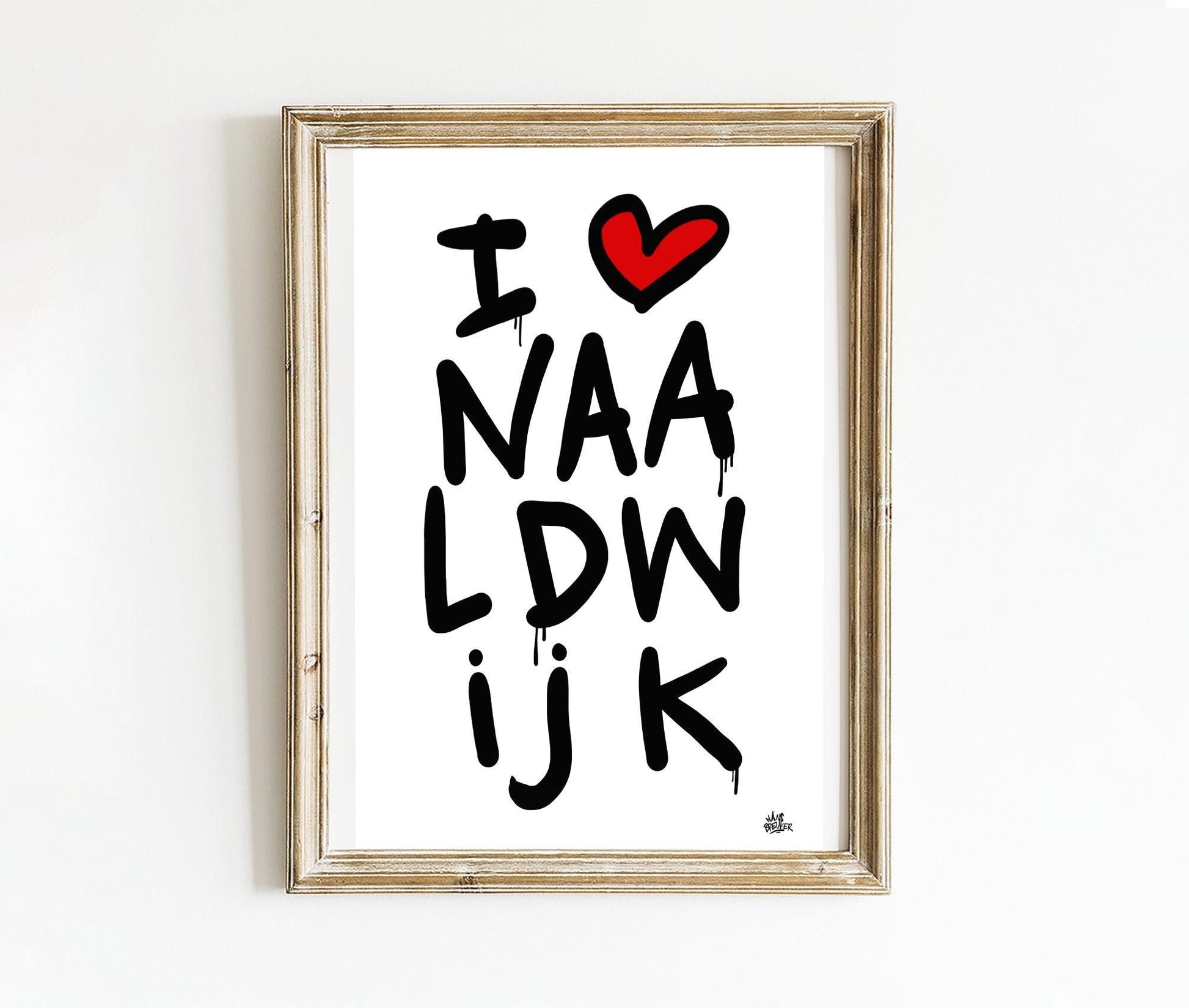 Poster Naaldwijk - Hans Breuker