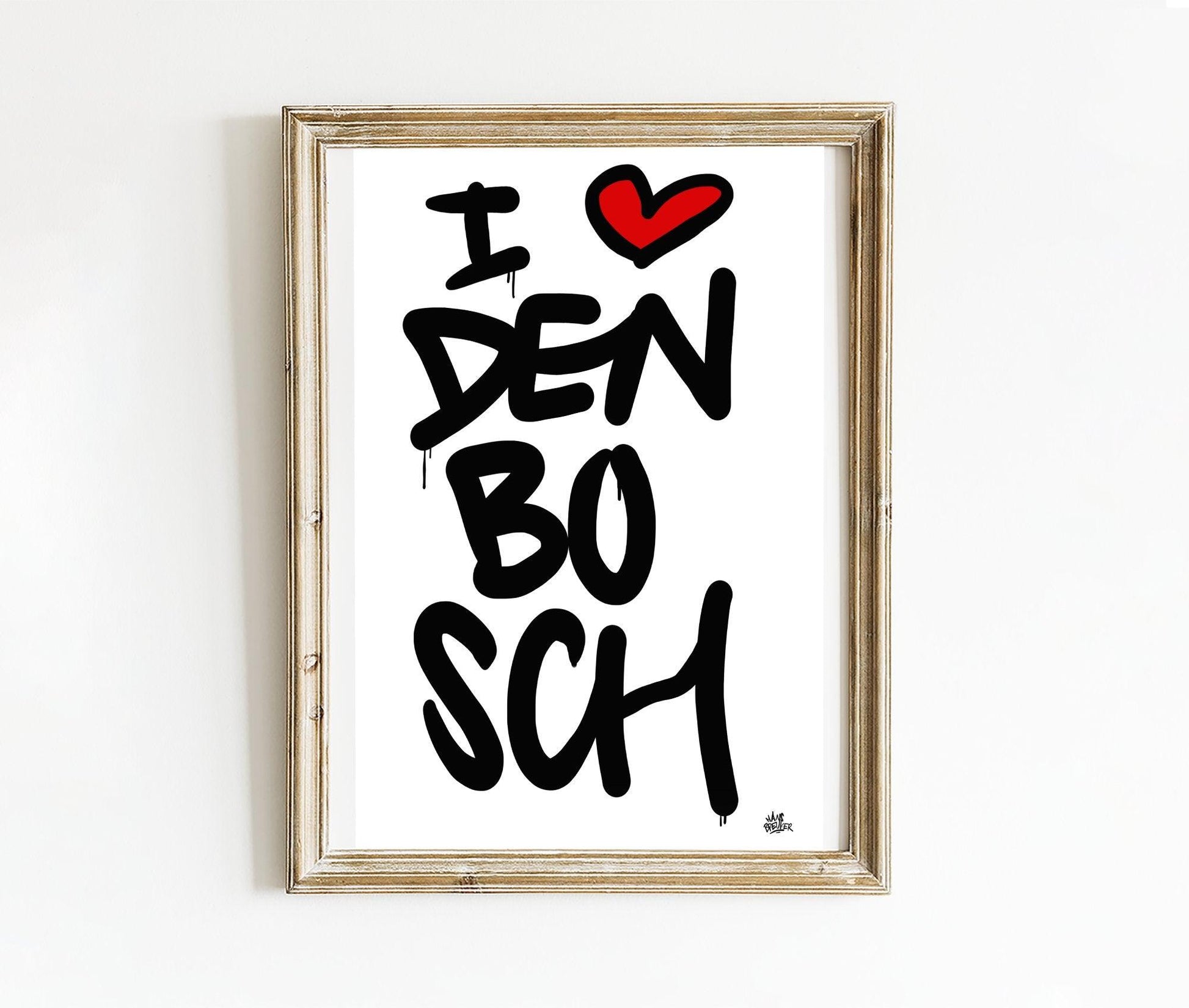 Poster Den Bosch - Hans Breuker
