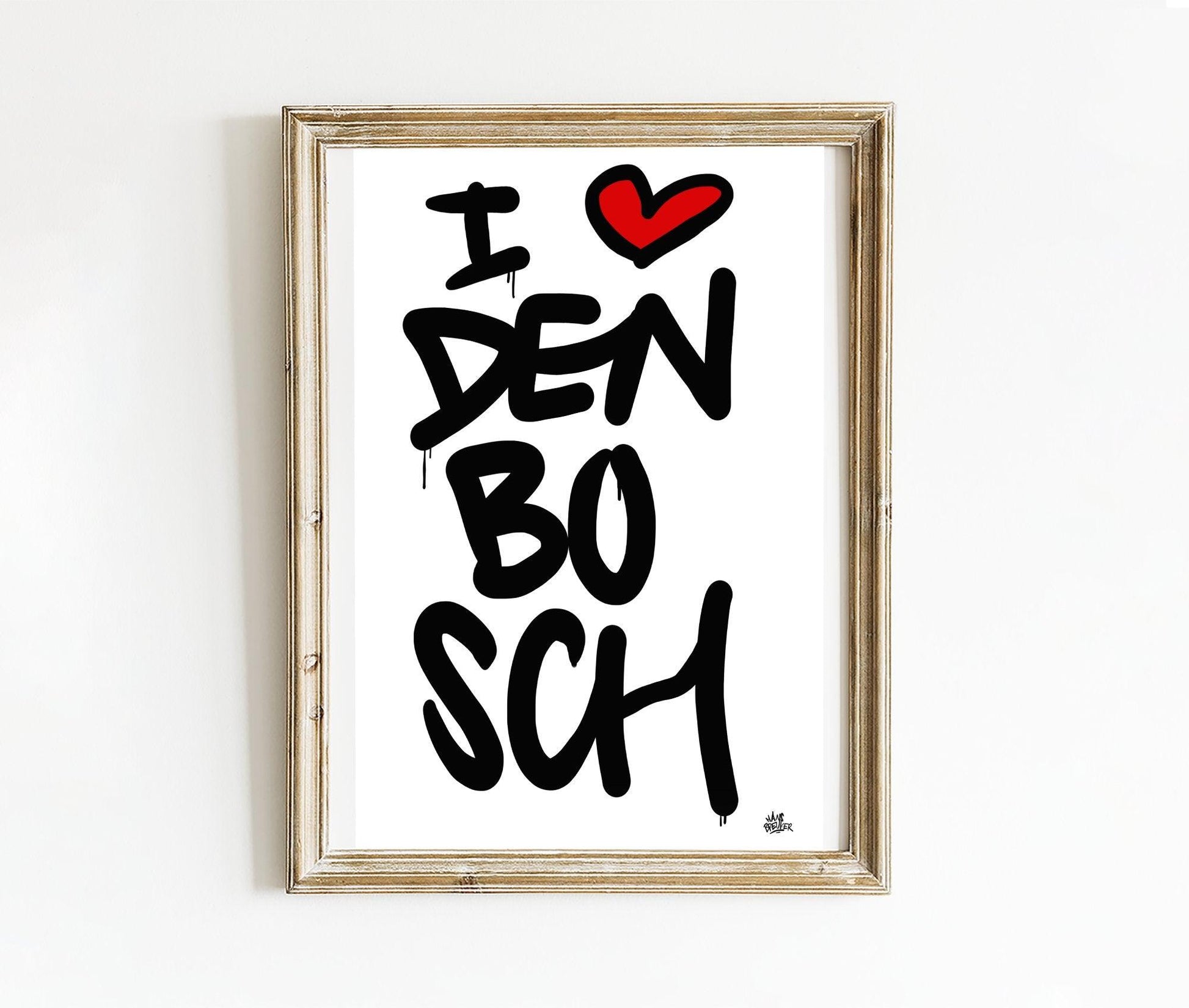 Poster Den Bosch - Hans Breuker