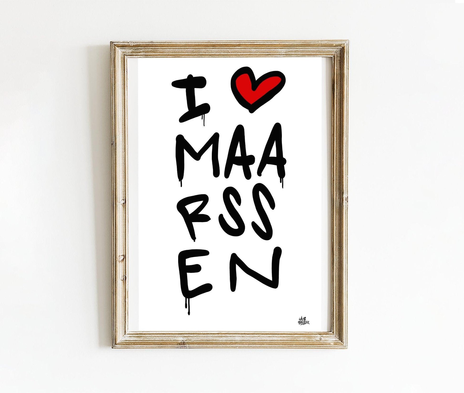 Poster Maarssen - Hans Breuker
