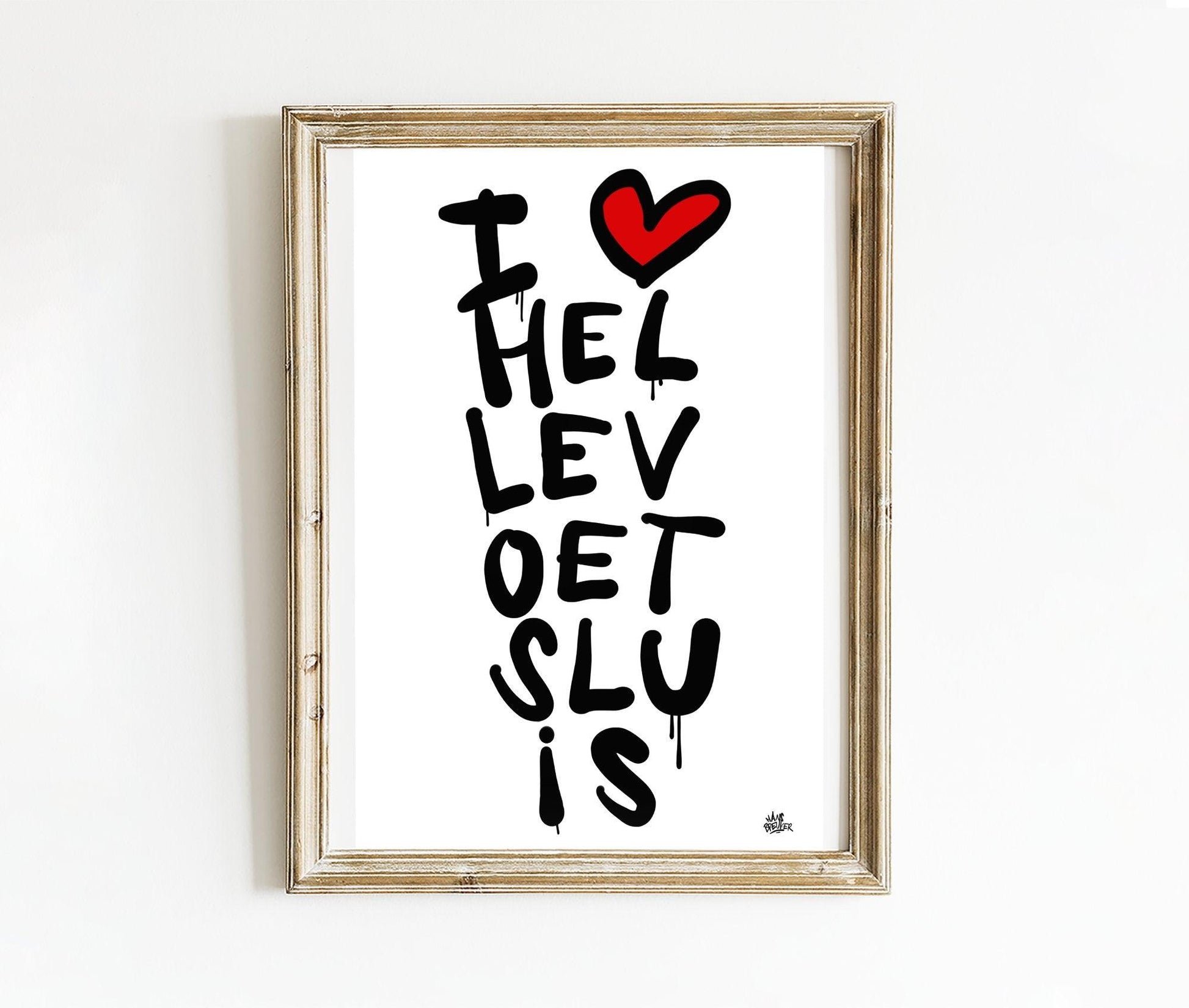 Poster Hellevoetsluis - Hans Breuker