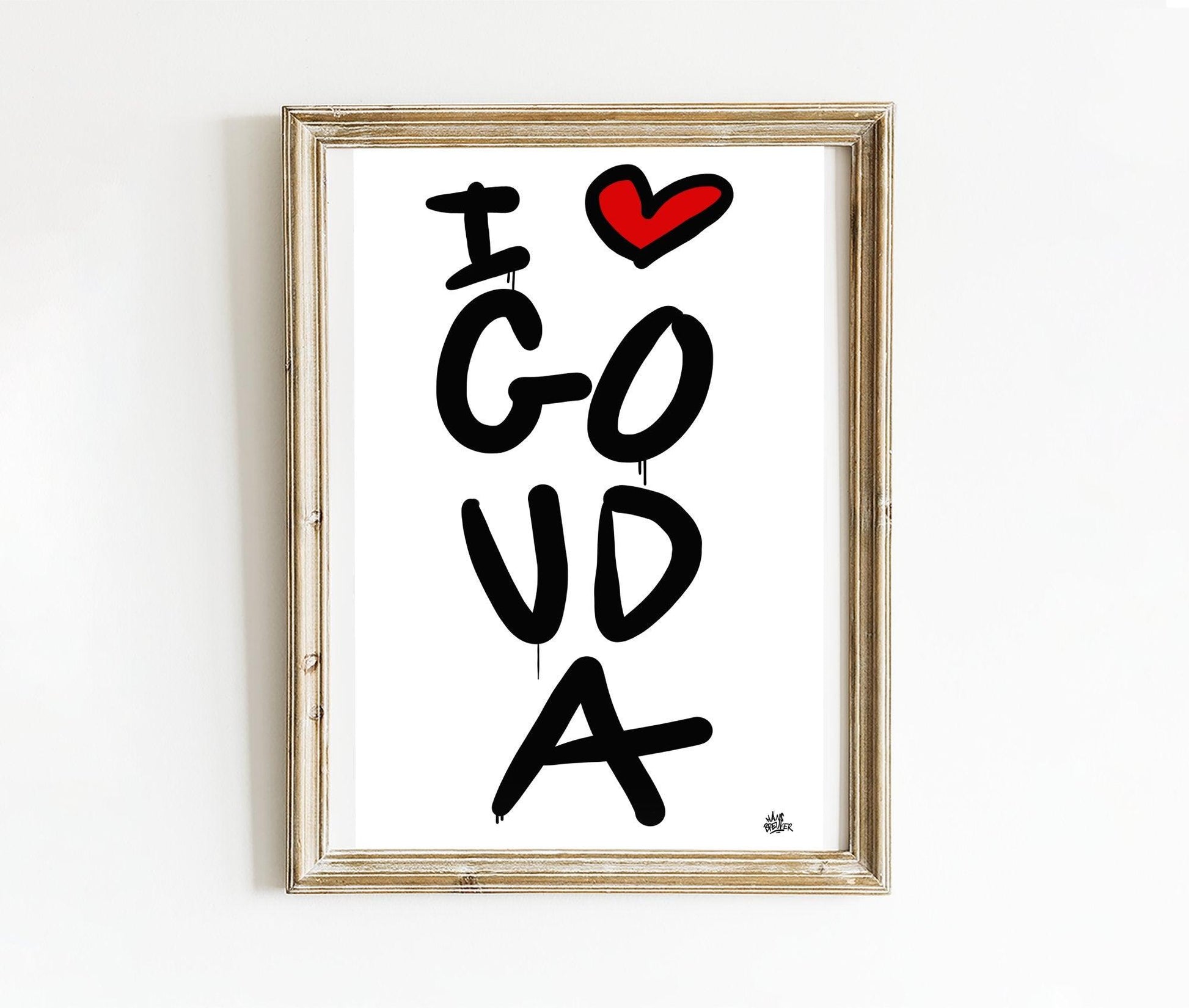 Poster Gouda - Hans Breuker