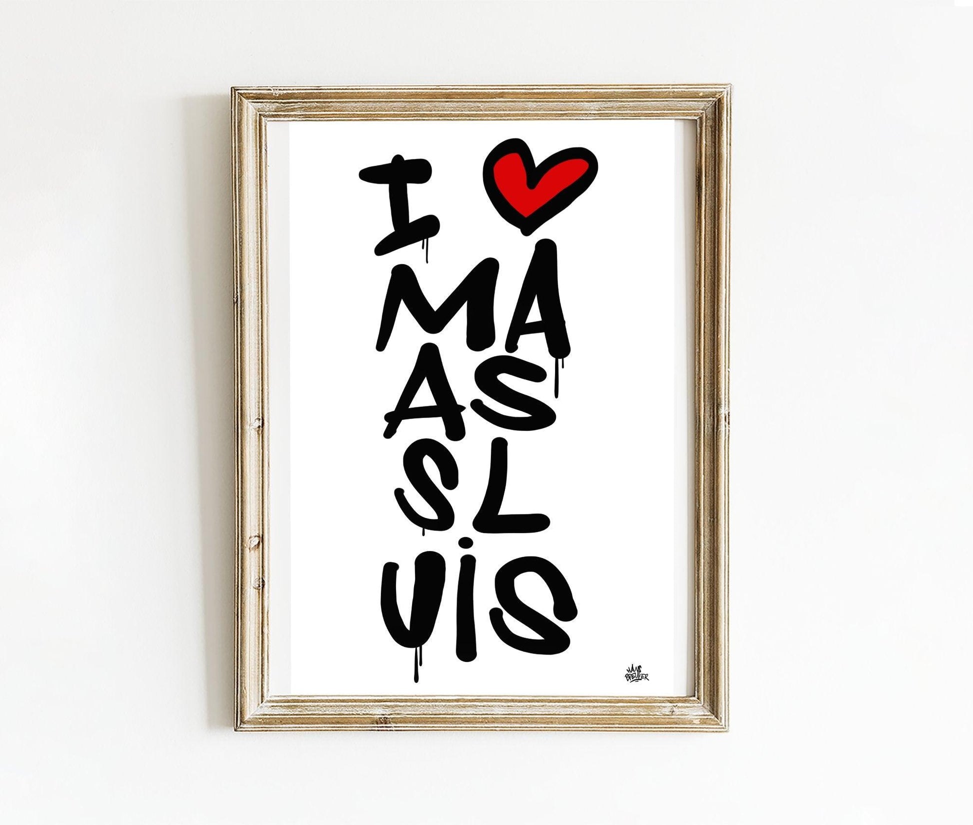 Poster Maassluis - Hans Breuker