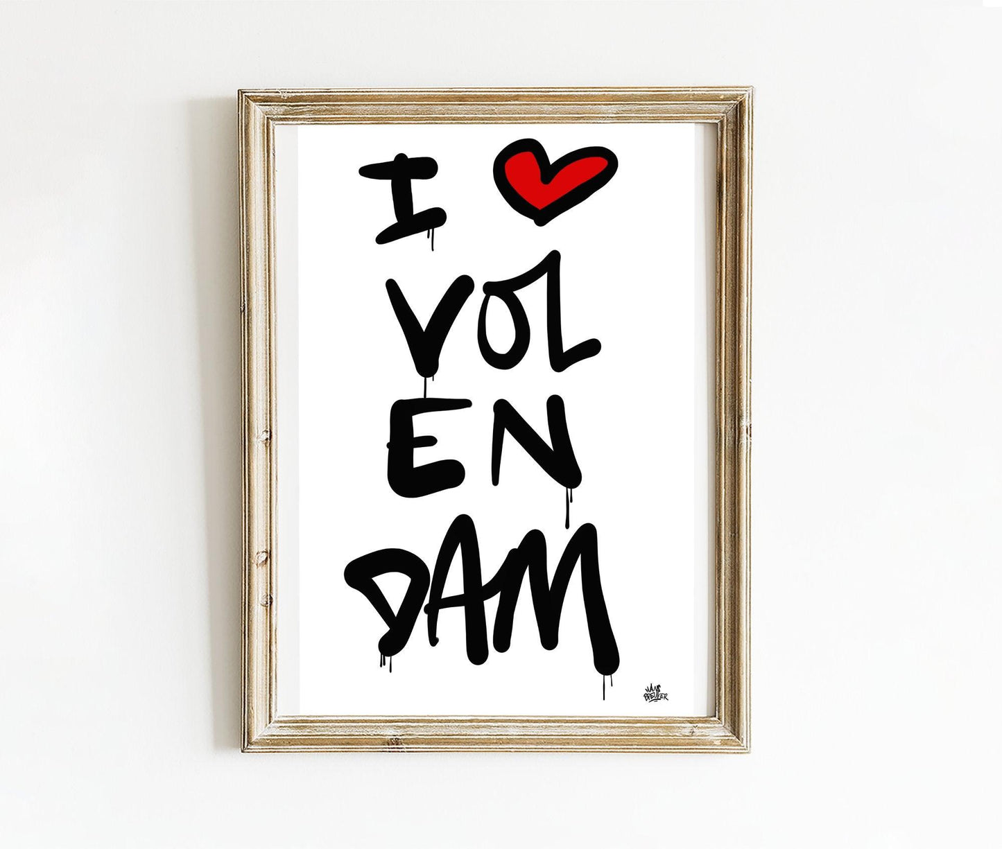 Poster Volendam - Hans Breuker