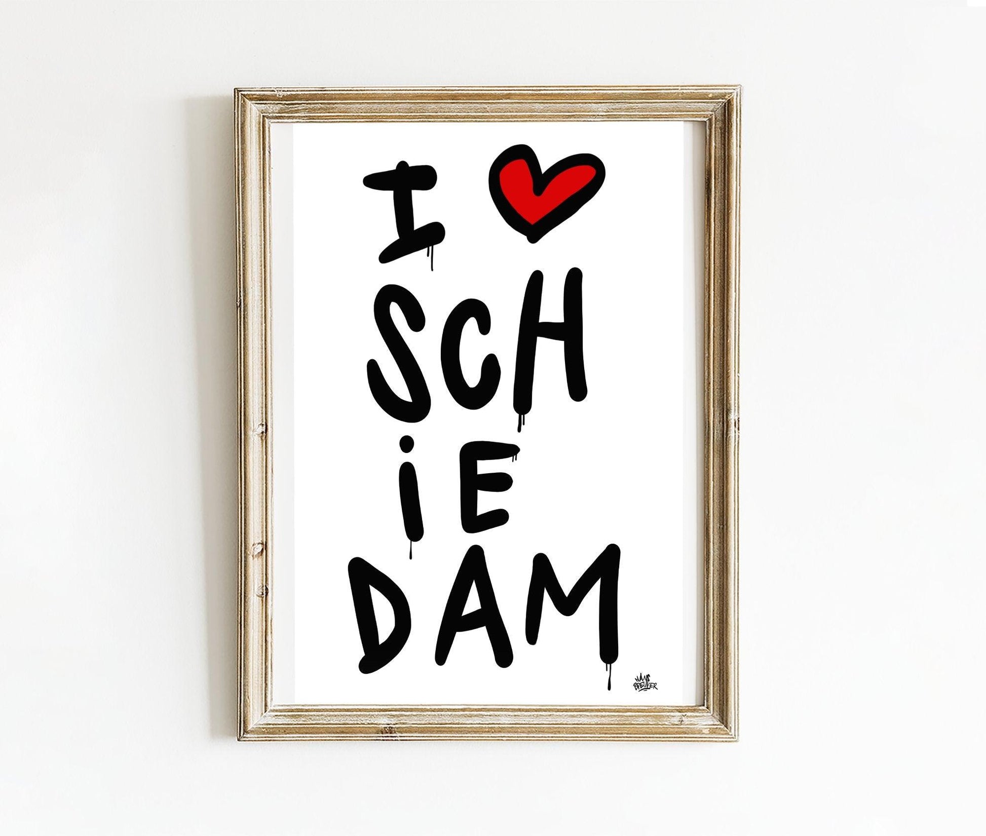Poster Schiedam - Hans Breuker