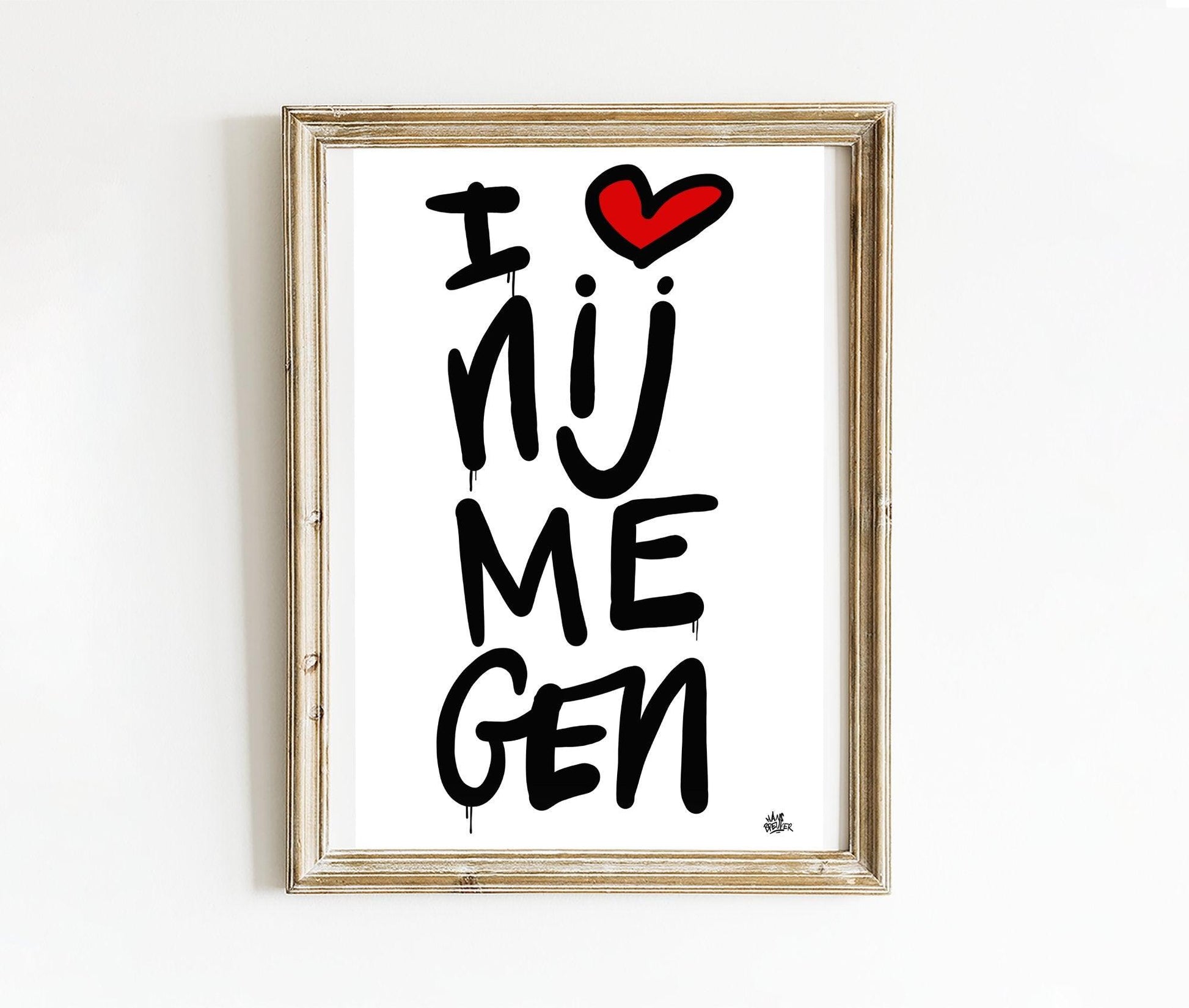 Poster Nijmegen - Hans Breuker
