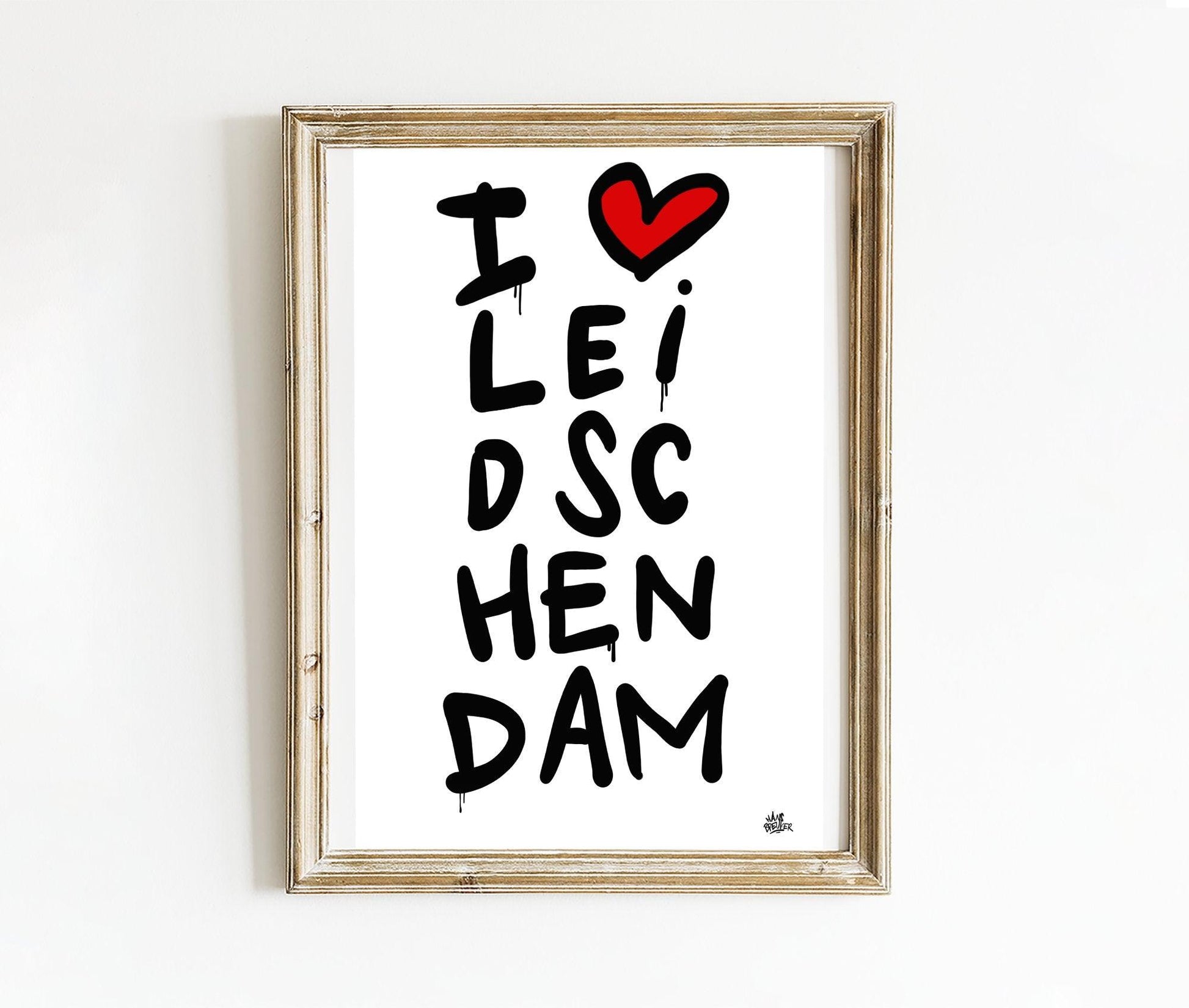 Poster Leidschendam - Hans Breuker