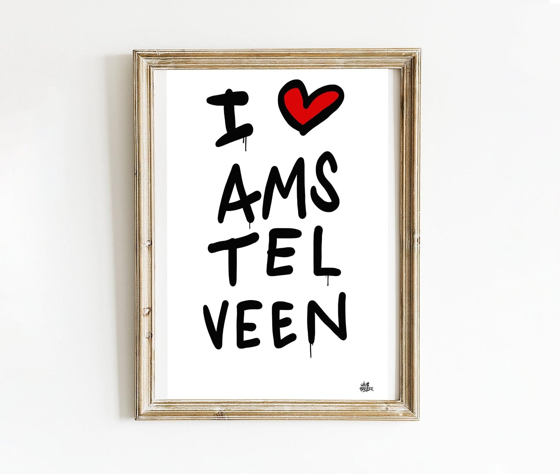 Poster Amstelveen - Hans Breuker