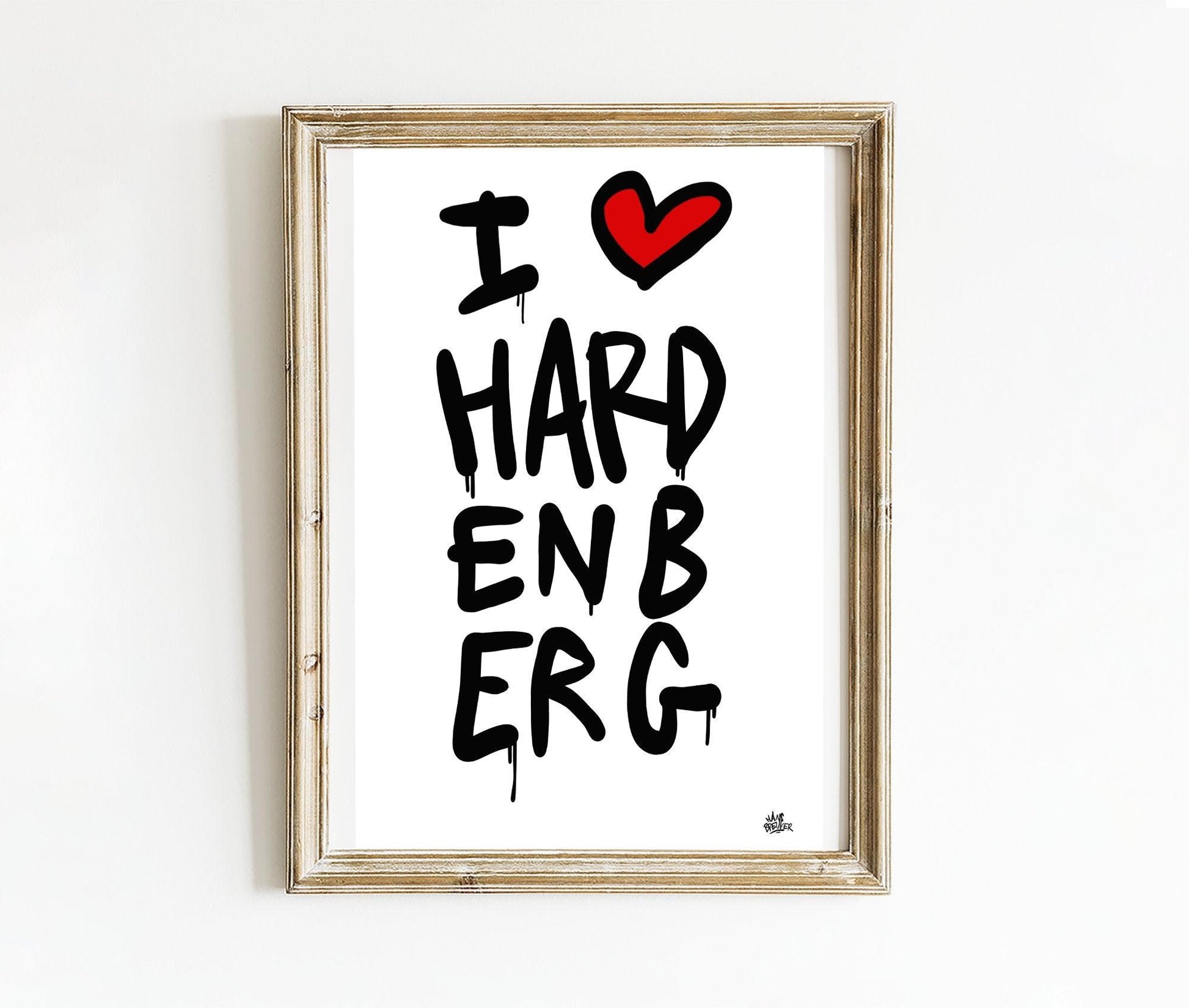 Poster Hardenberg - Hans Breuker