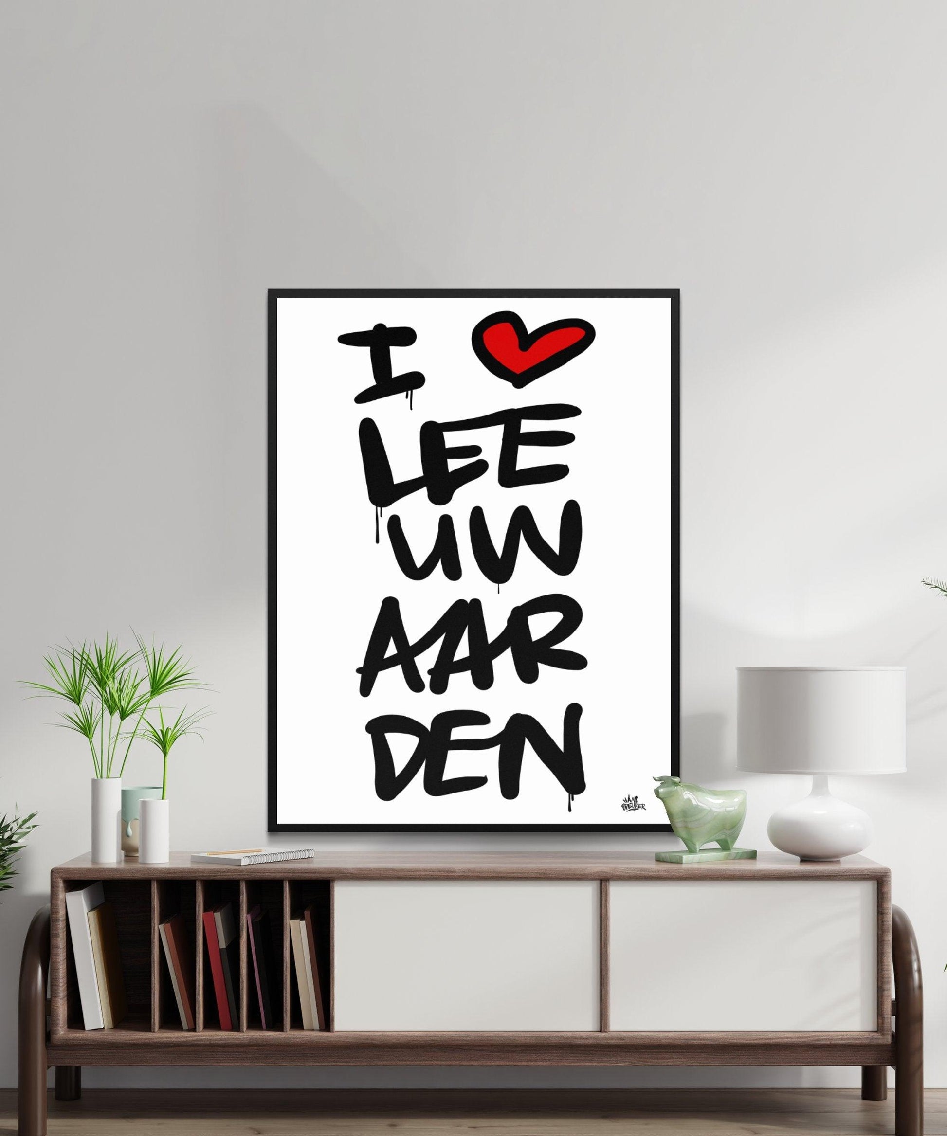Poster Leeuwaarden - Hans Breuker