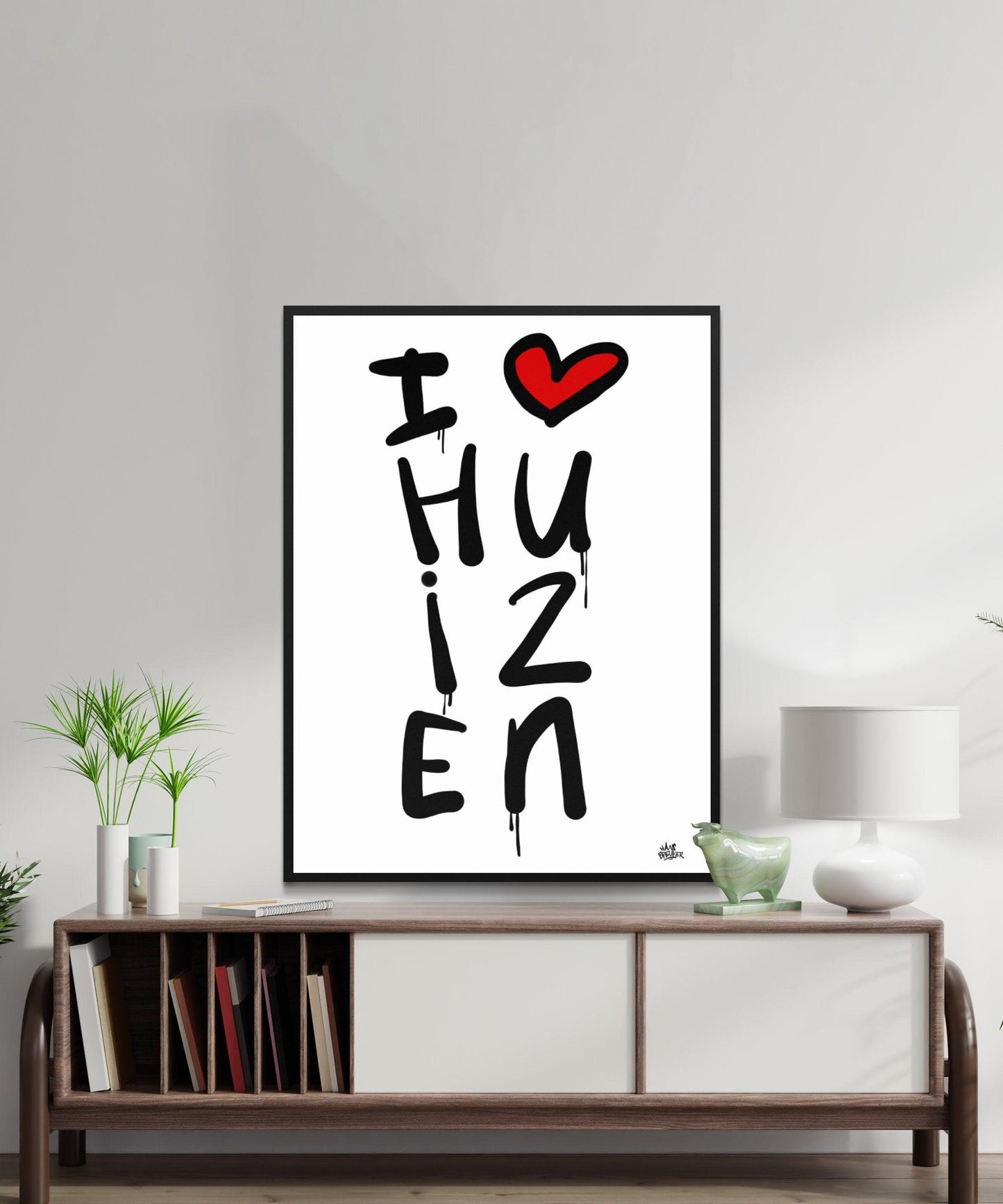 Poster Huizen - Hans Breuker