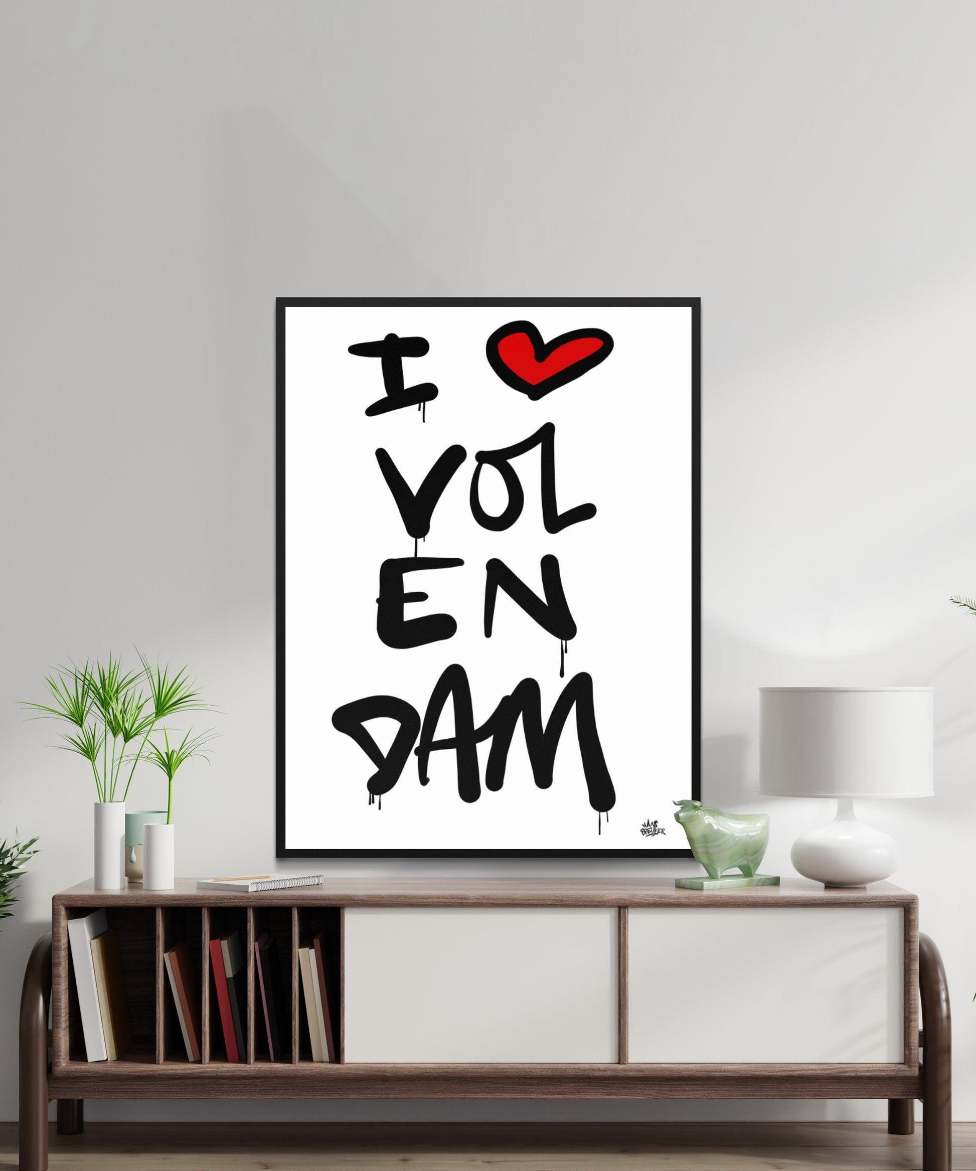 Poster Volendam - Hans Breuker