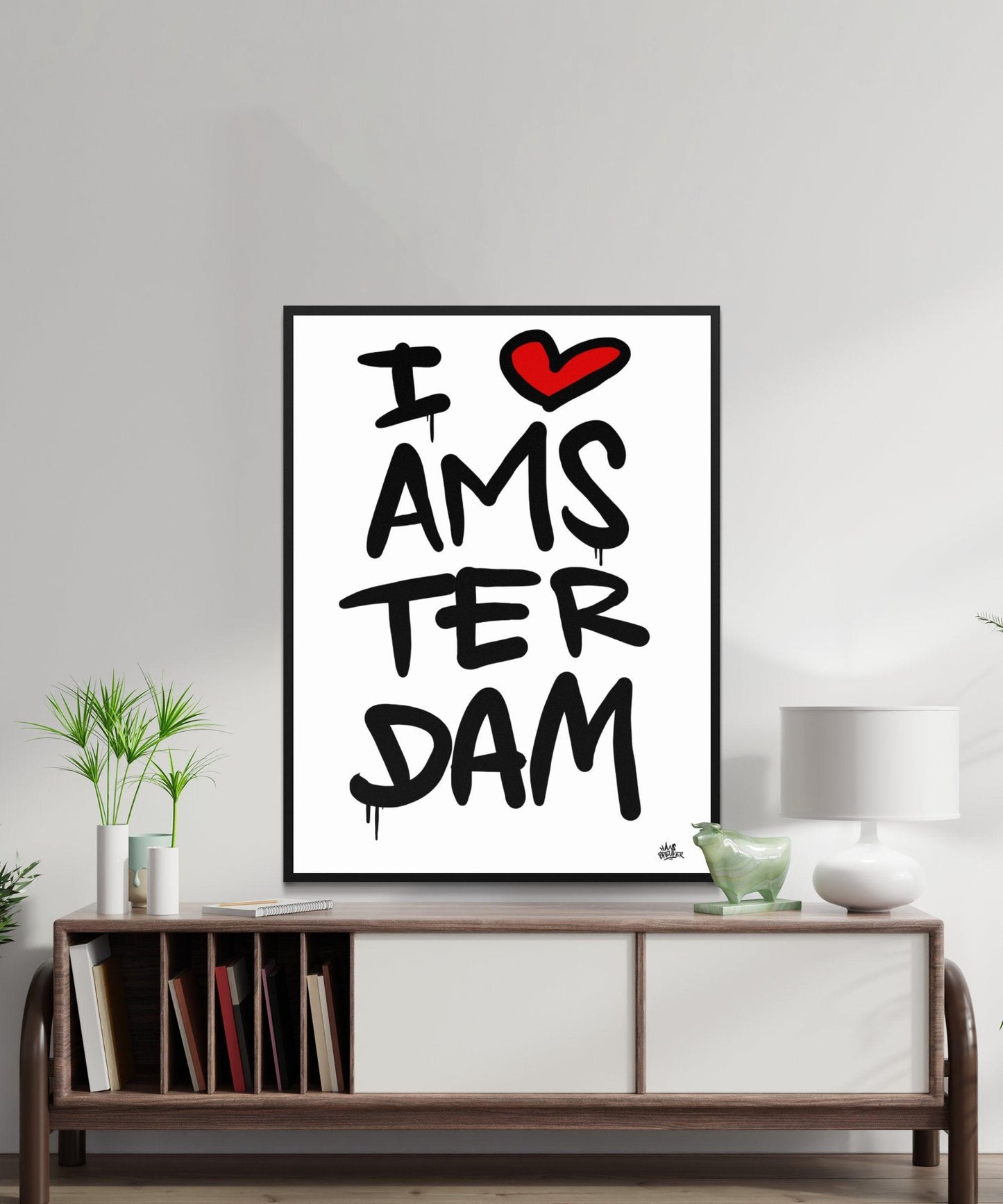 Poster Amsterdam - Hans Breuker