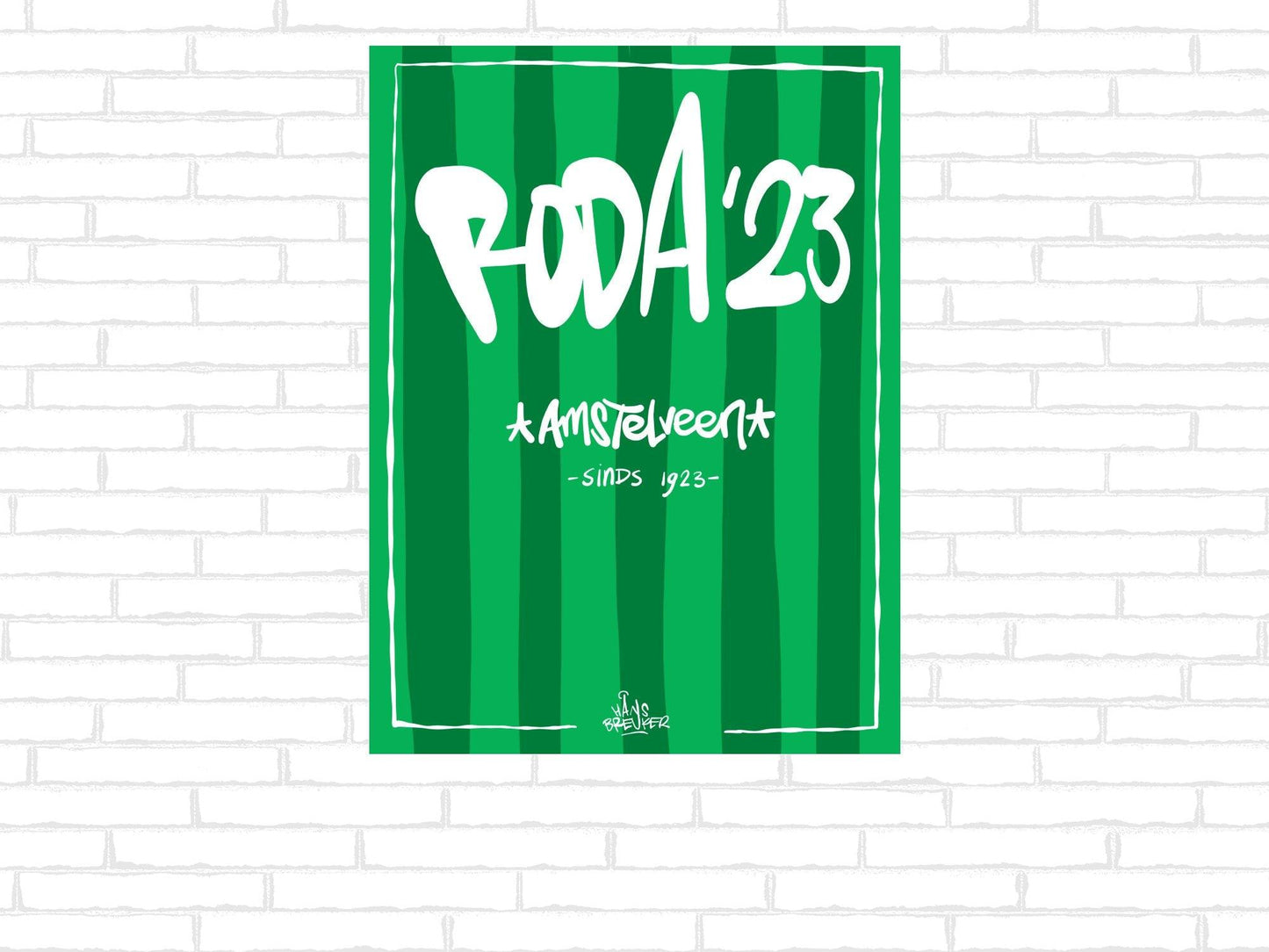 RODA '23 clubposter - Hans Breuker