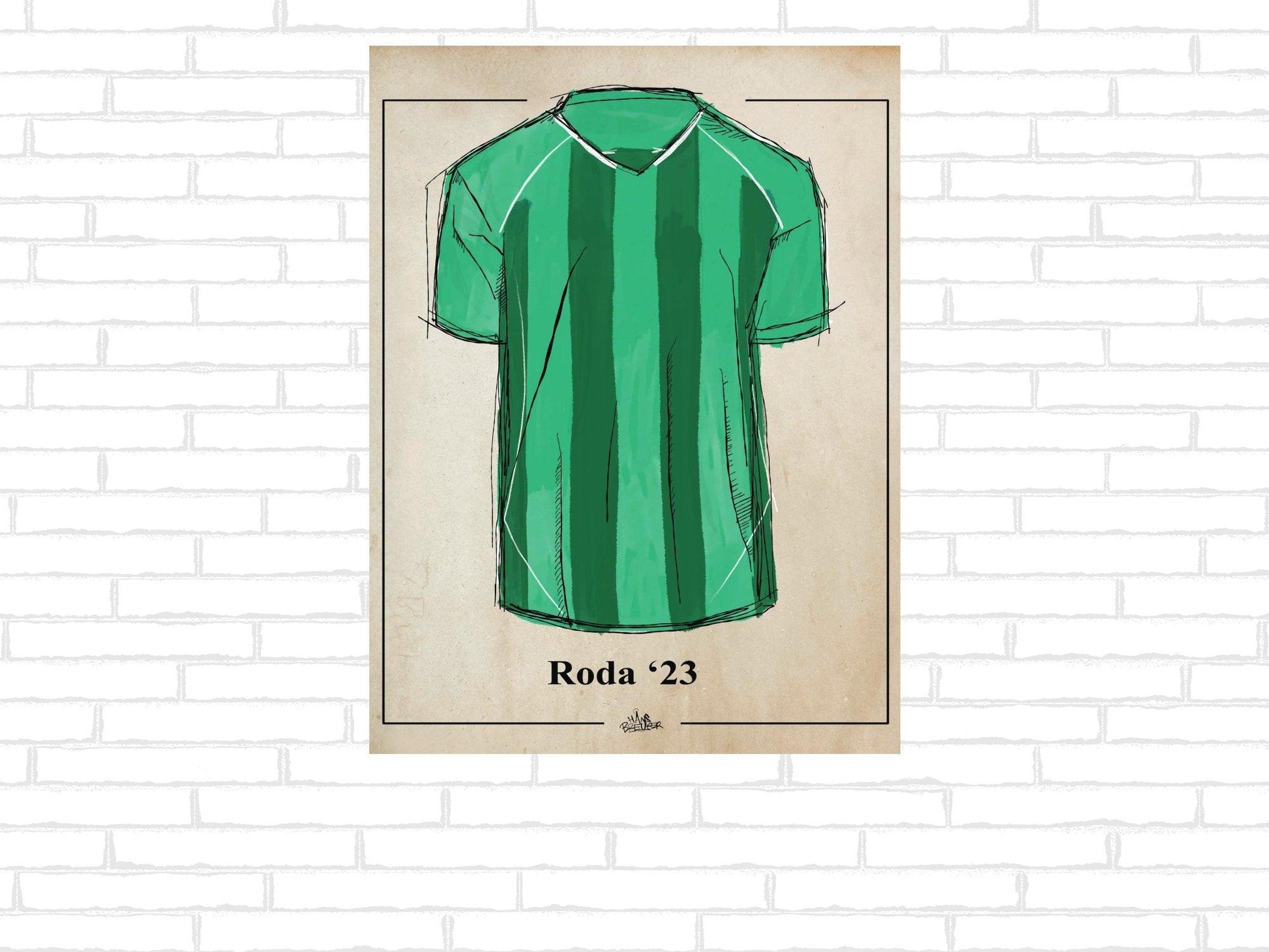 RODA '23 klassiek shirt - Hans Breuker