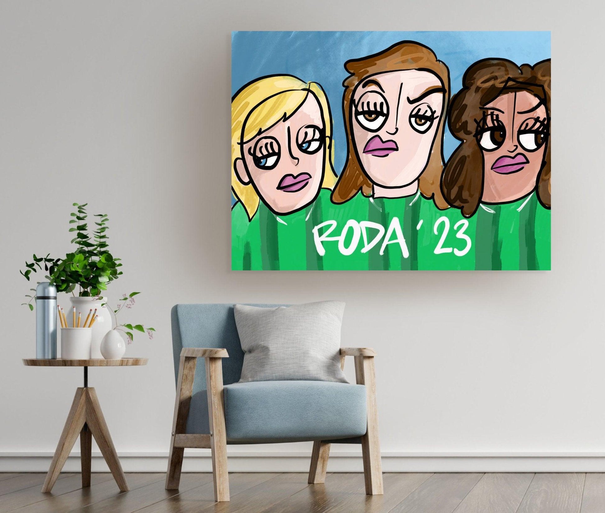 RODA '23 vrouwen poster - Hans Breuker