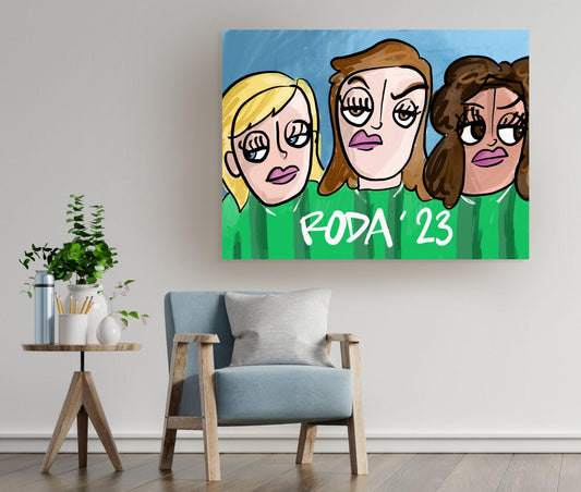 RODA '23 vrouwen poster - Hans Breuker