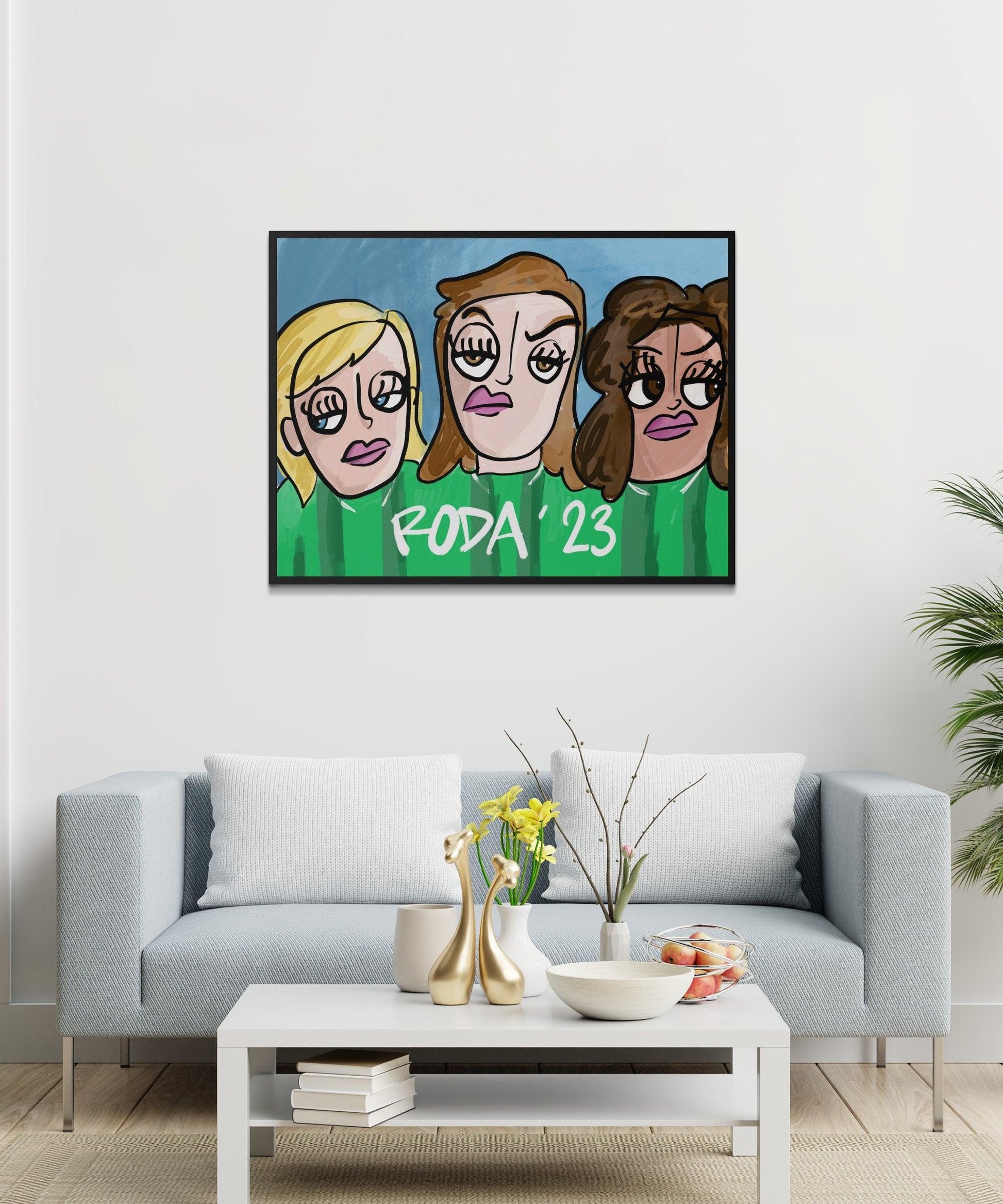 RODA '23 vrouwen poster - Hans Breuker