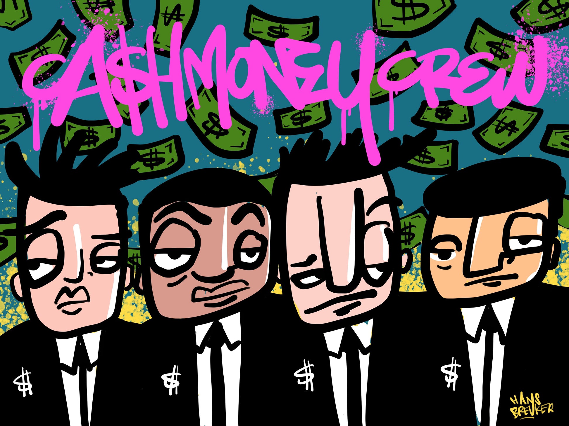 Cash money crew - Hans Breuker
