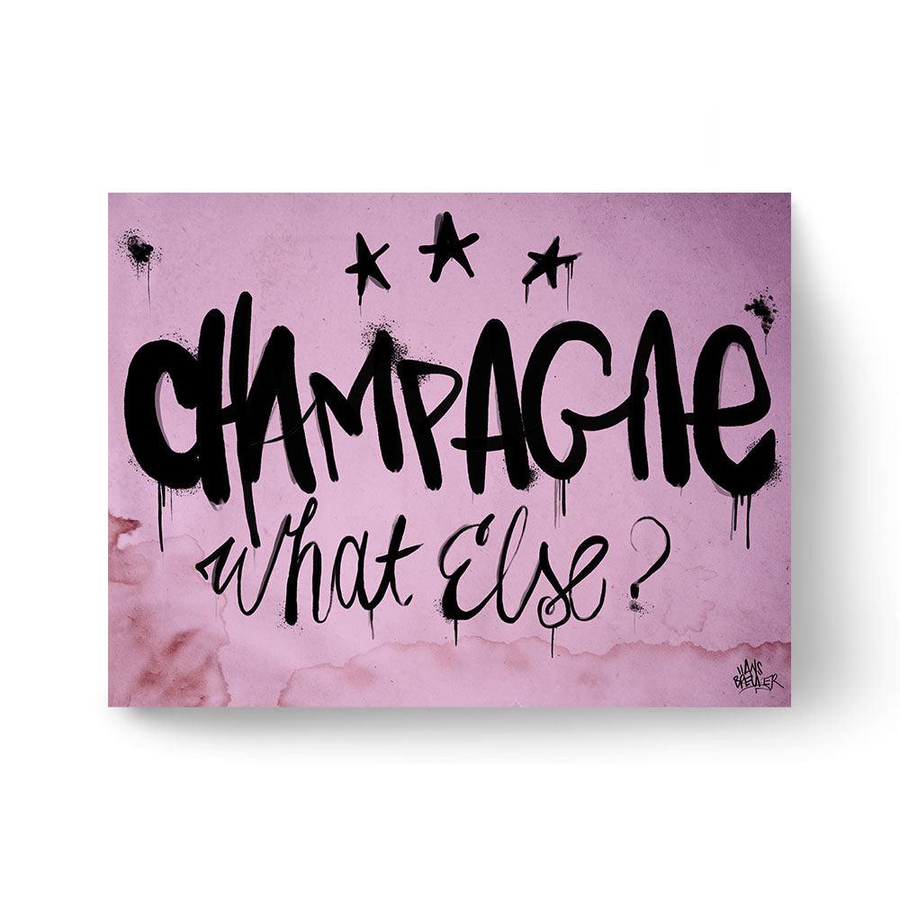 Champagne, what else - Hans Breuker