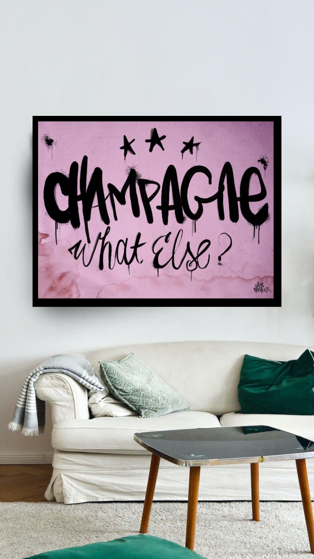 Champagne, what else - Hans Breuker